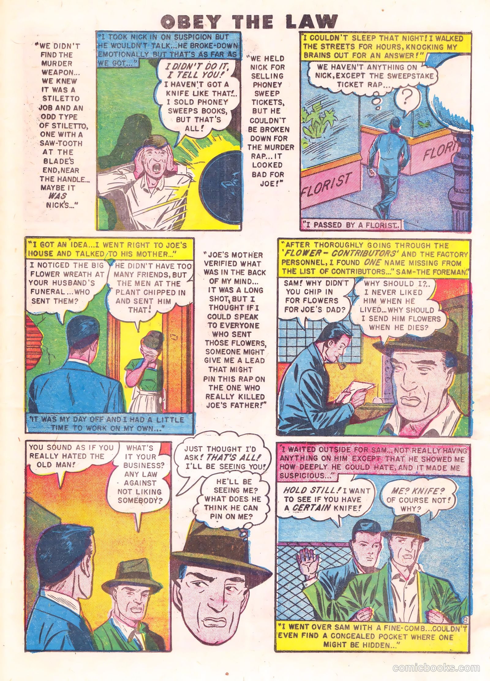 Crime and Punishment #24 (1950) — page 35 of 52