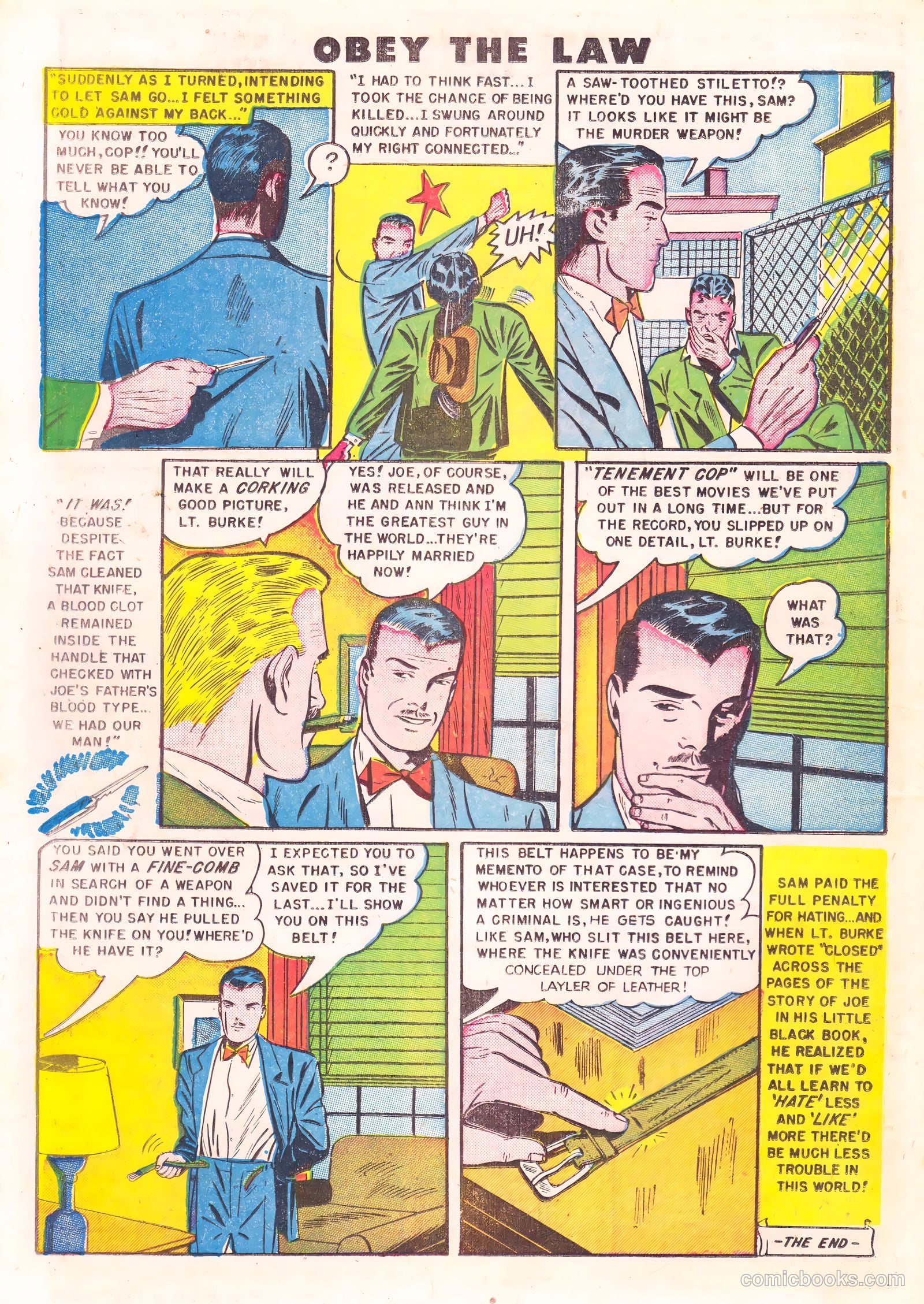 Crime and Punishment #24 (1950) — page 36 of 52