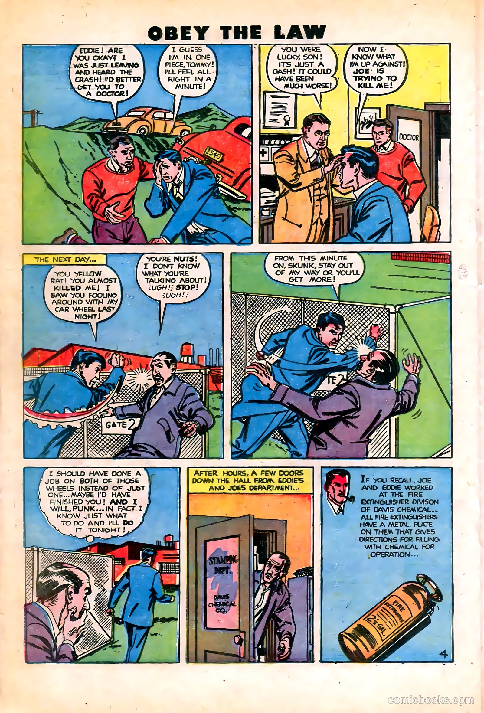 Crime and Punishment #25 (1950) — page 30 of 52