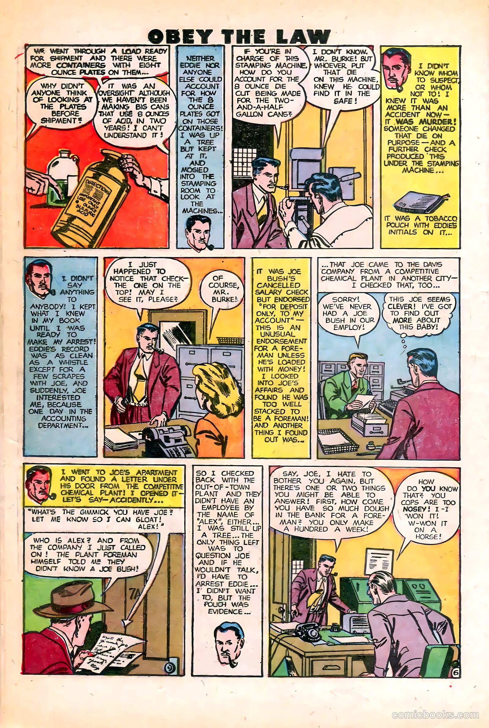 Crime and Punishment #25 (1950) — page 32 of 52