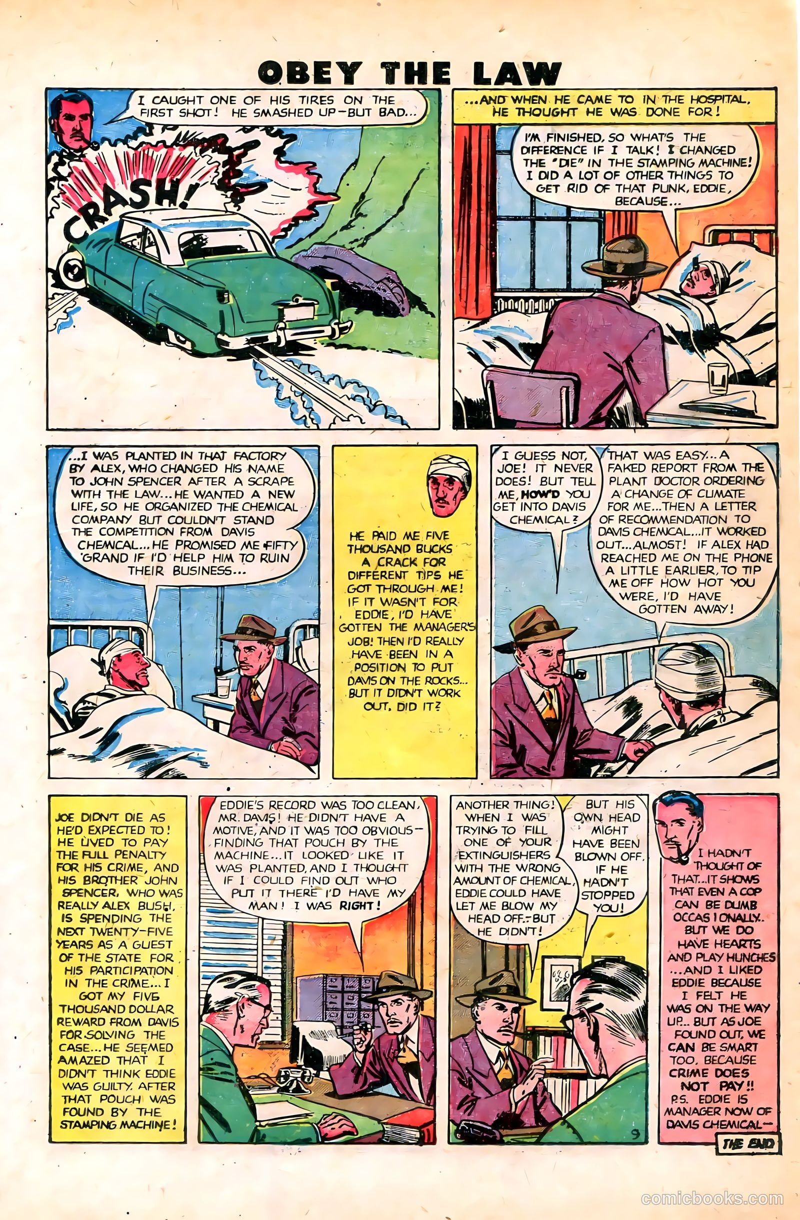 Crime and Punishment #25 (1950) — page 35 of 52