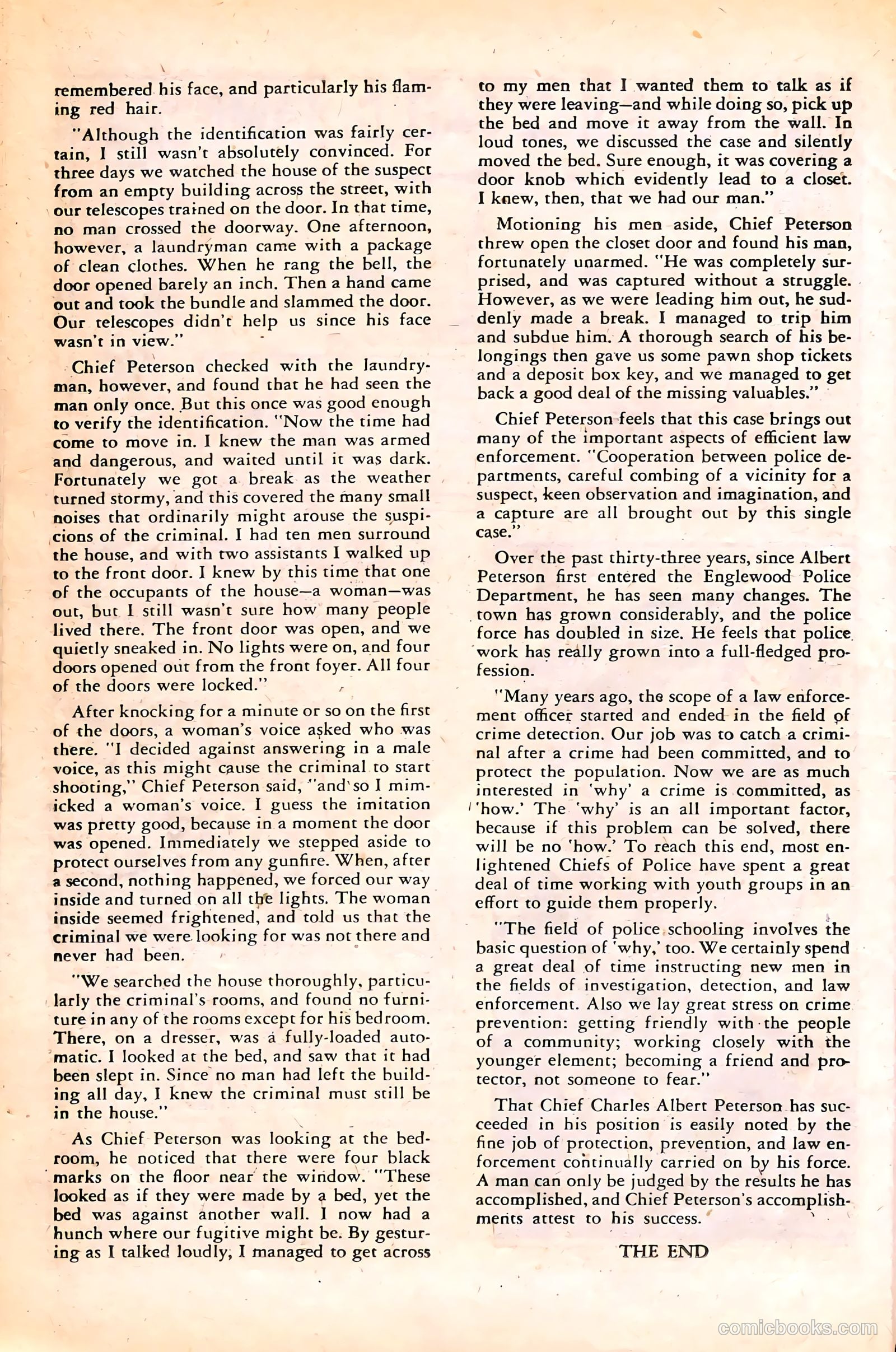 Crime and Punishment #25 (1950) — page 38 of 52