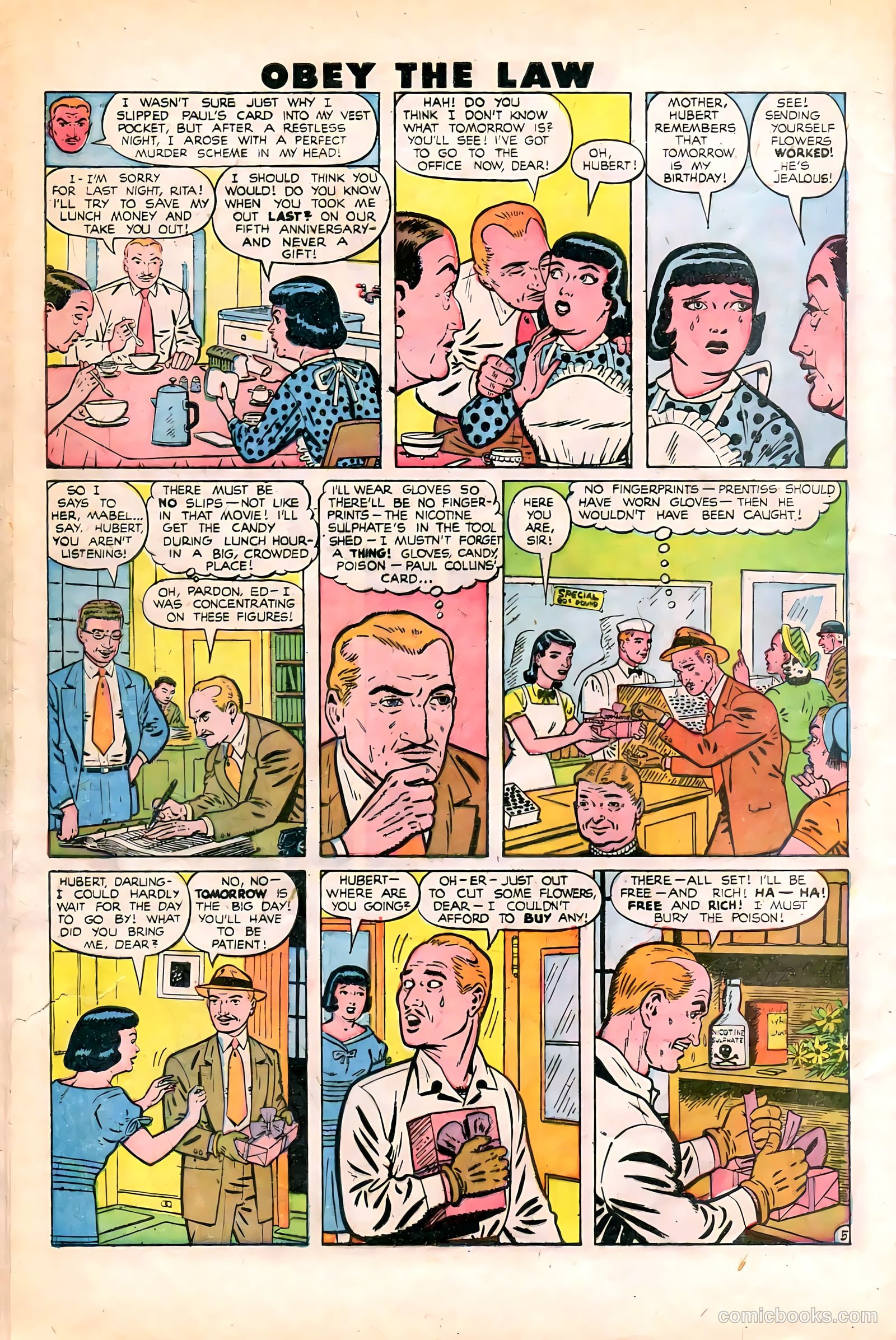 Crime and Punishment #25 (1950) — page 44 of 52