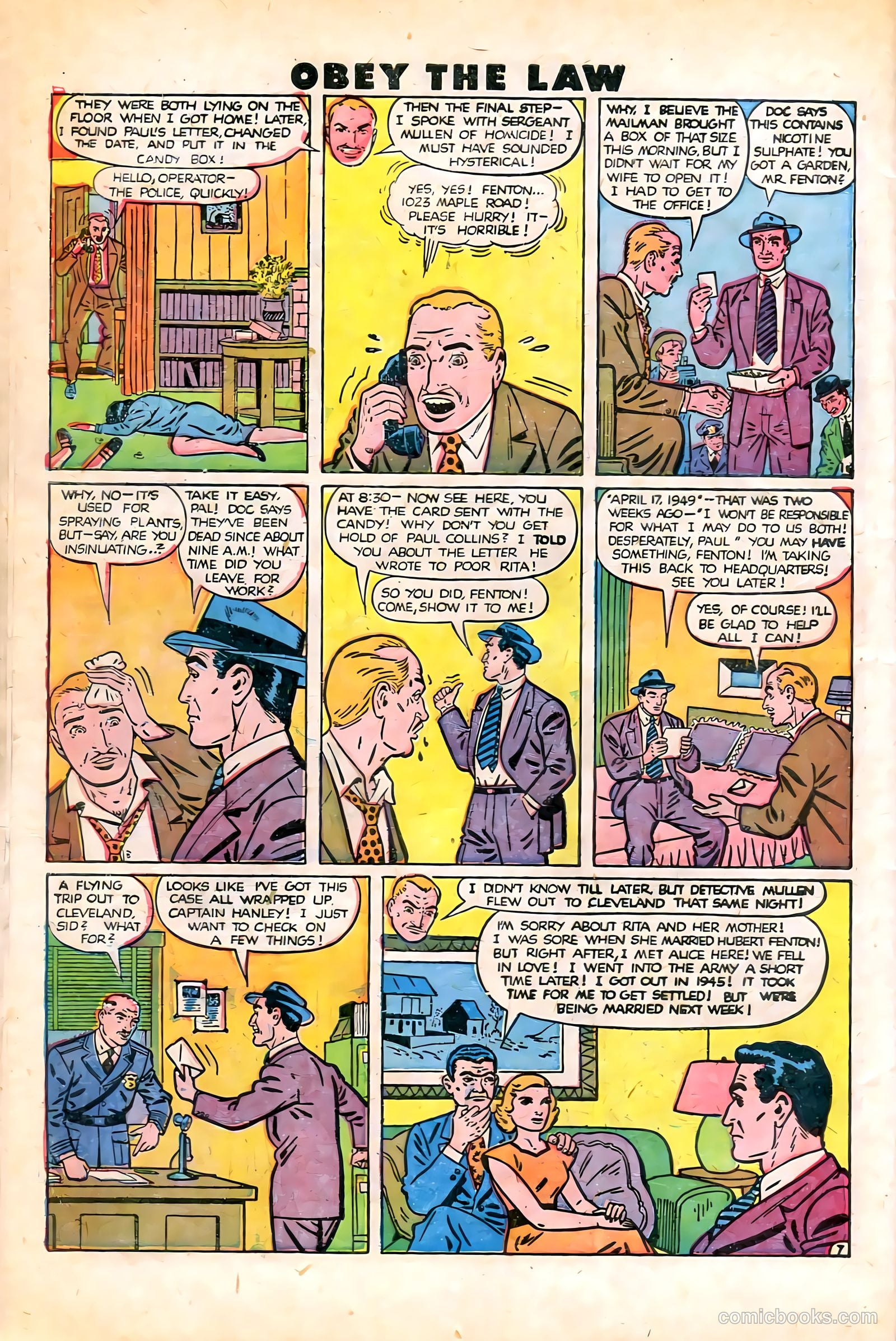 Crime and Punishment #25 (1950) — page 46 of 52