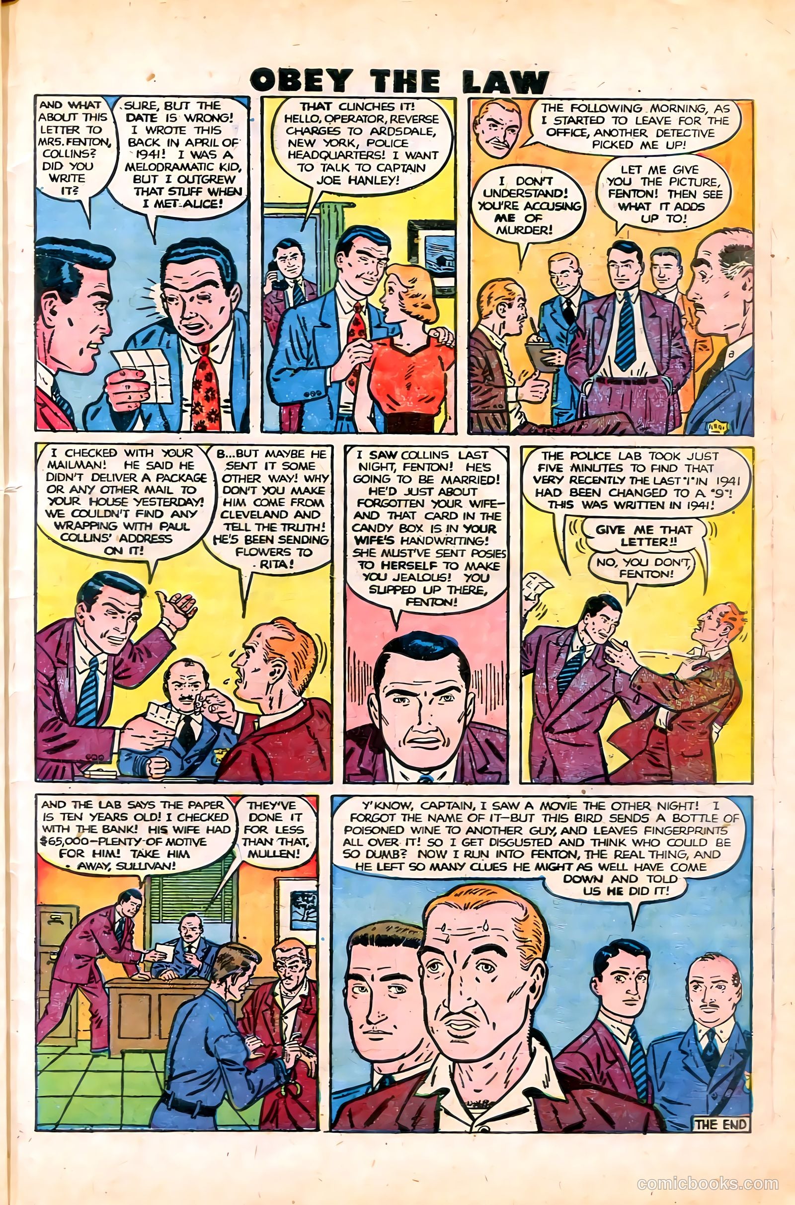 Crime and Punishment #25 (1950) — page 47 of 52