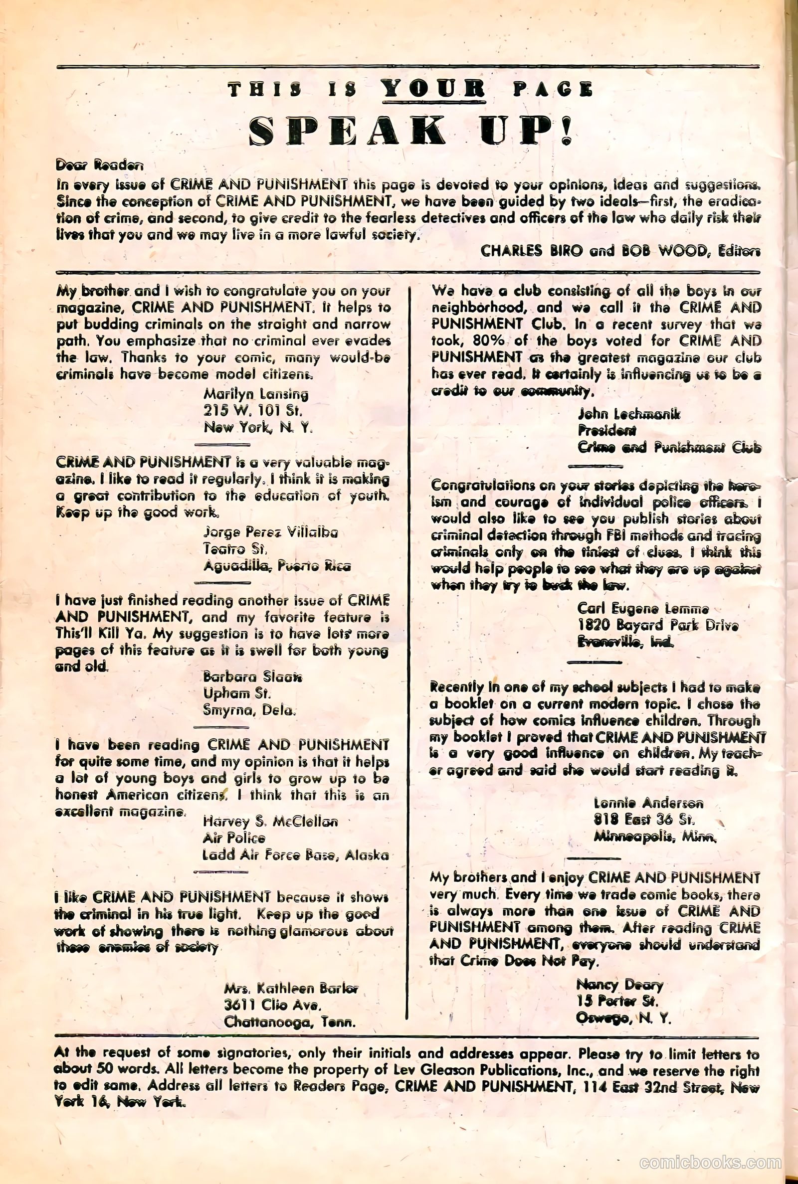 Crime and Punishment #25 (1950) — page 48 of 52