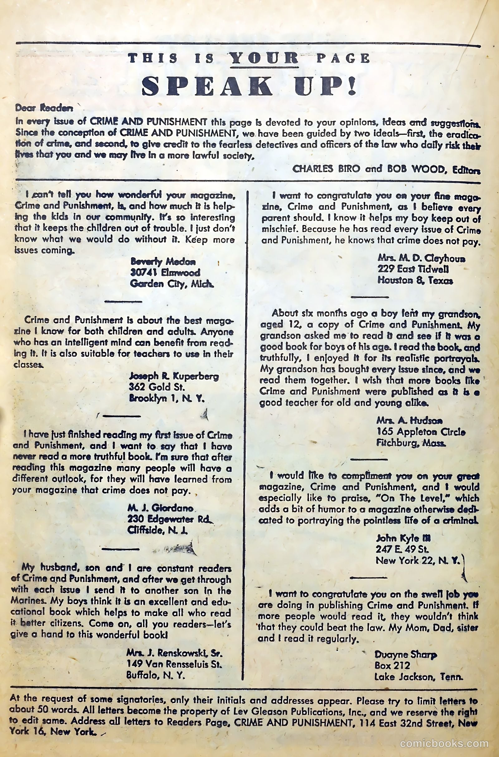 Crime and Punishment #26 (1950) — page 28 of 52