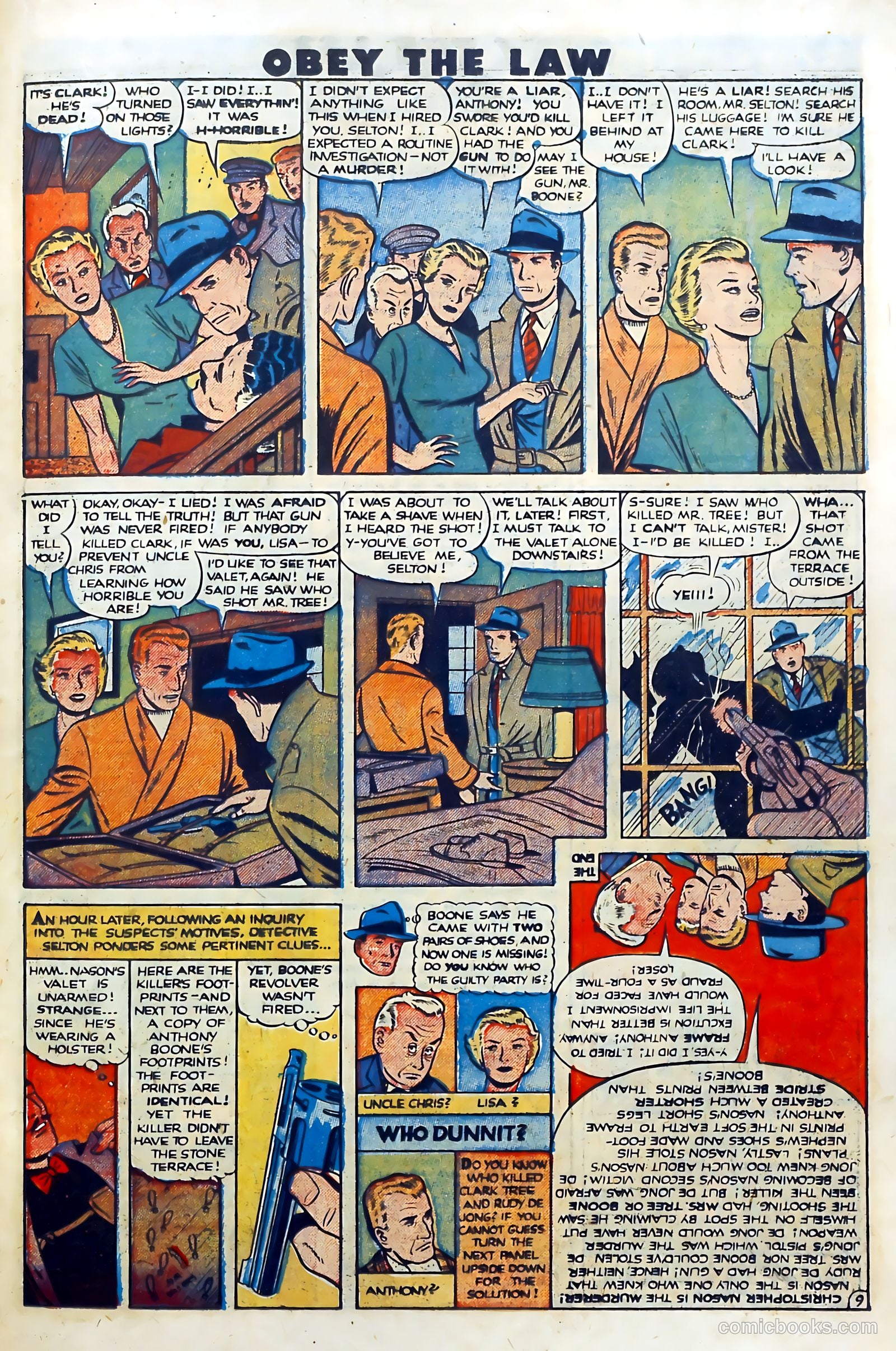 Crime and Punishment #27 (1950) — page 35 of 52
