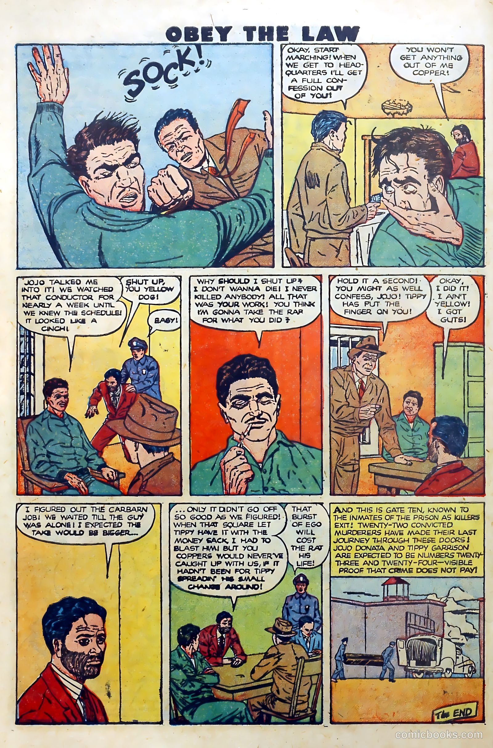 Crime and Punishment #27 (1950) — page 48 of 52
