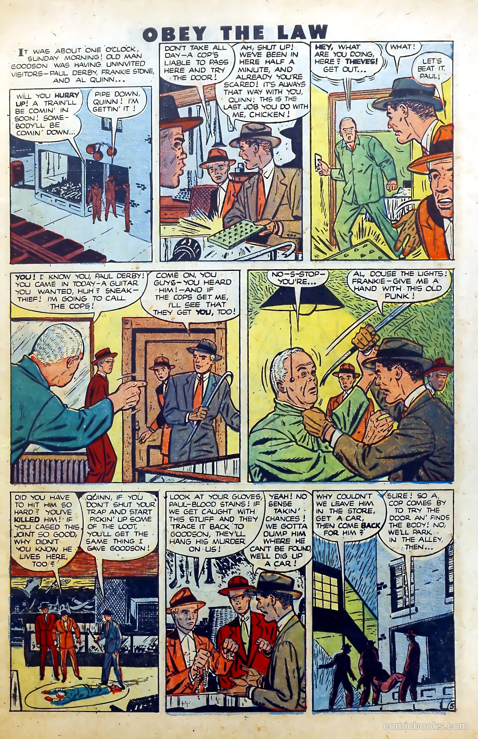 Crime and Punishment #30 (1950) — page 7 of 52