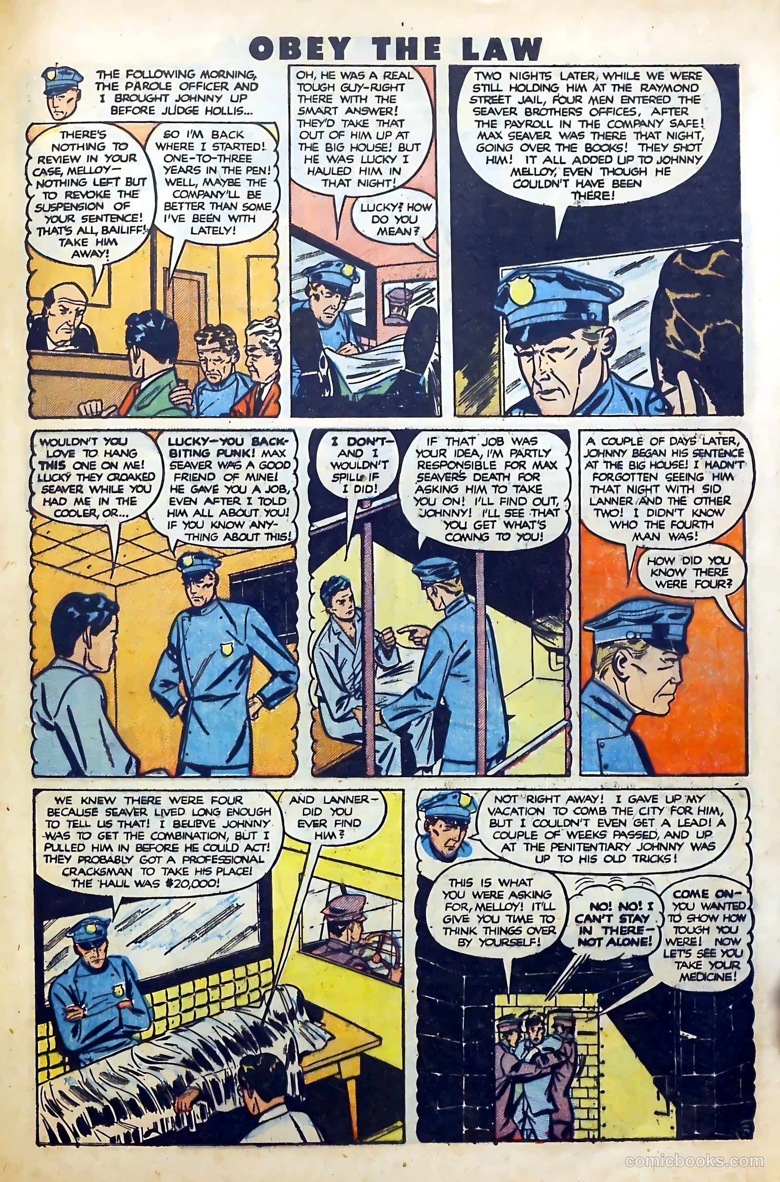 Crime and Punishment #30 (1950) — page 45 of 52