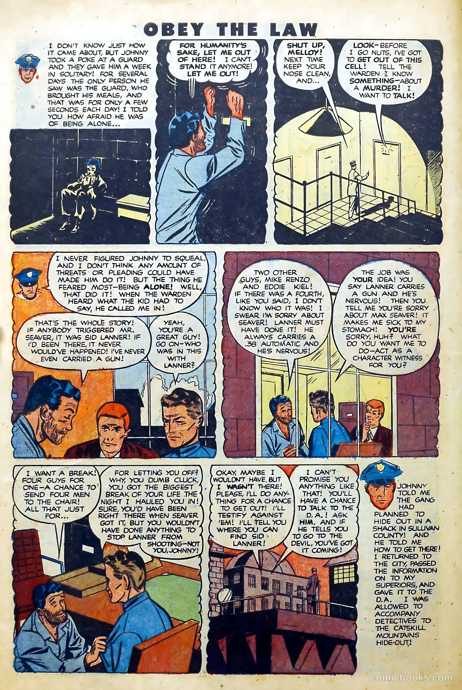 Crime and Punishment #30 (1950) — page 46 of 52