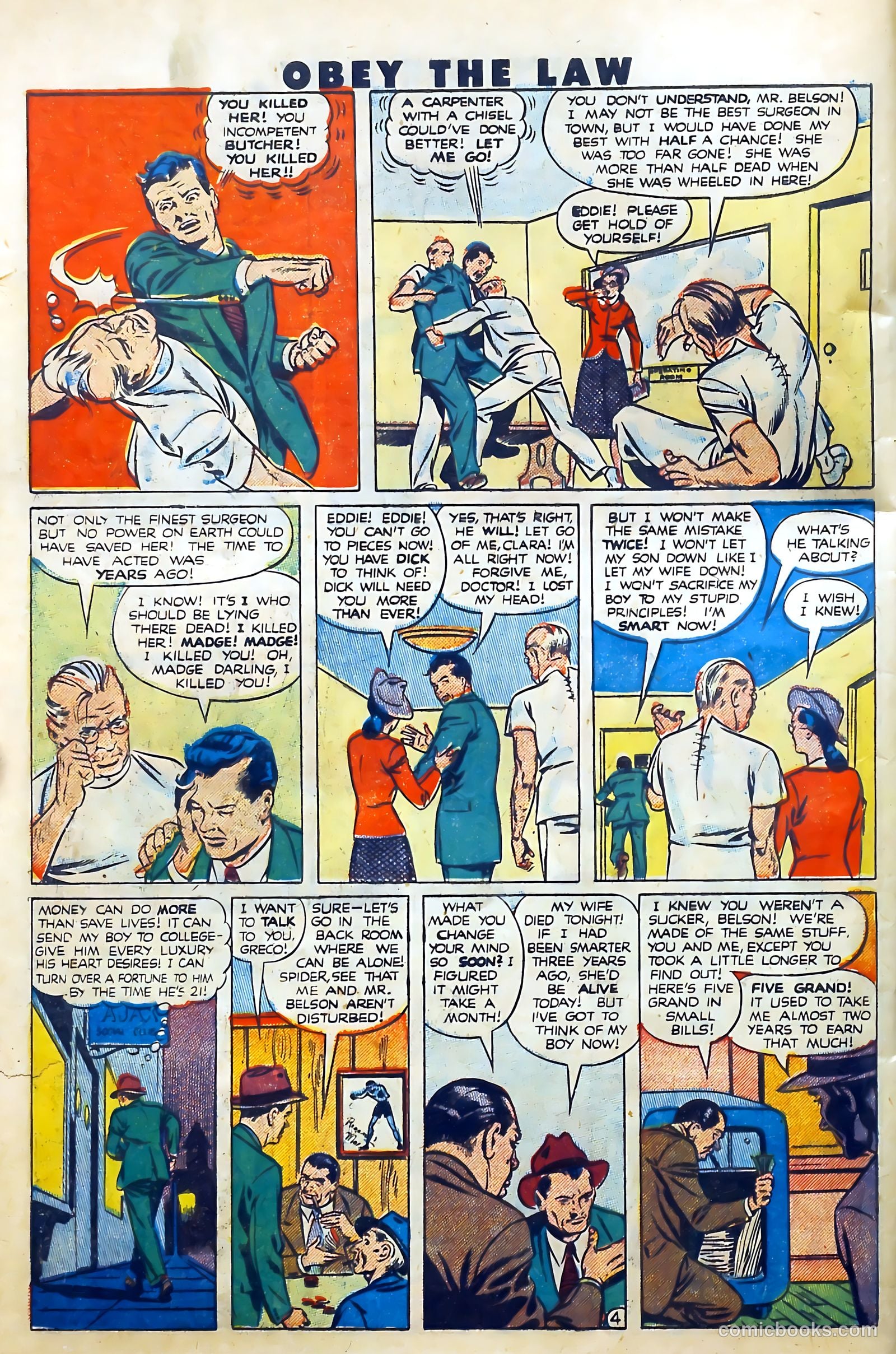 Crime and Punishment #31 (1950) — page 6 of 52