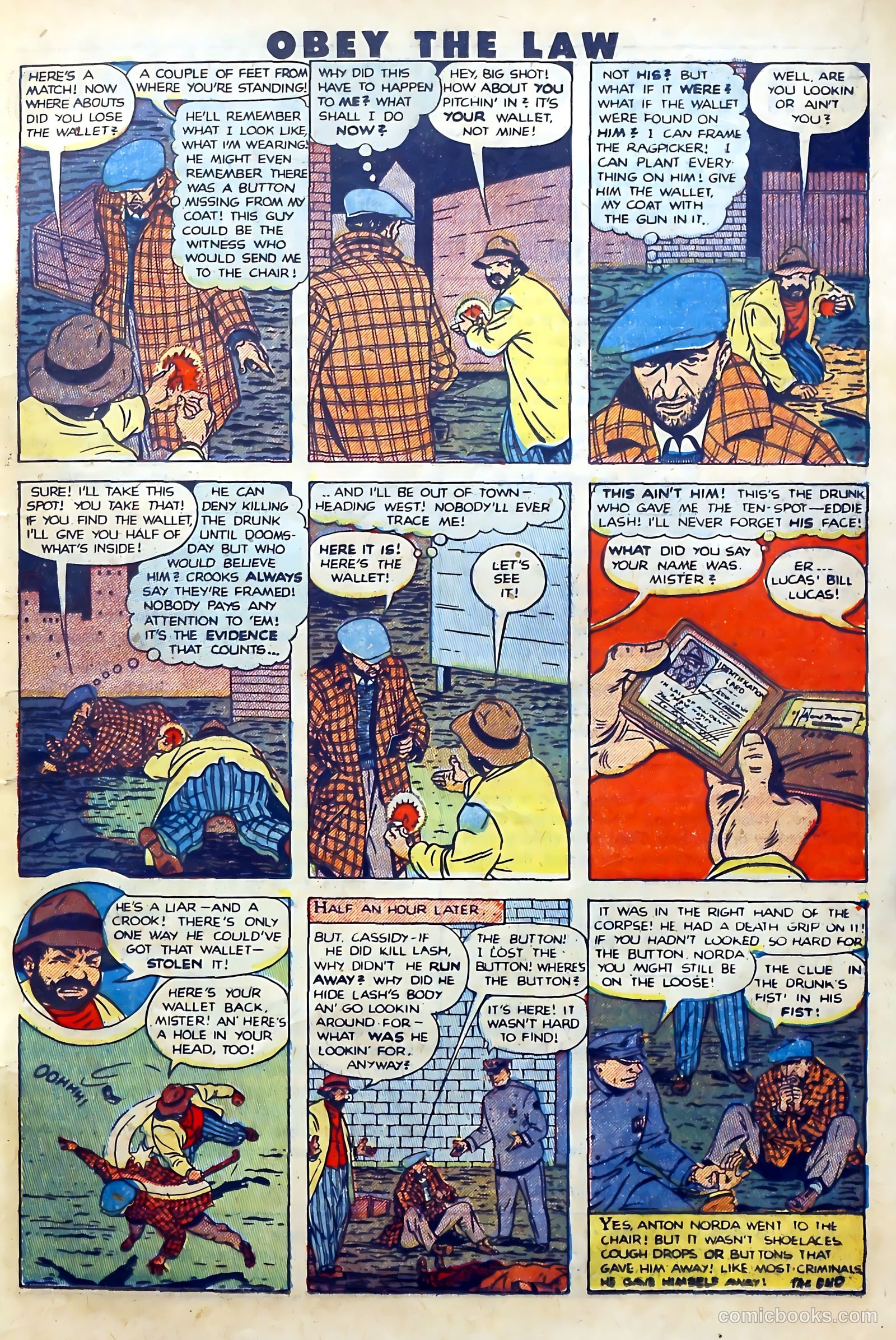 Crime and Punishment #31 (1950) — page 21 of 52