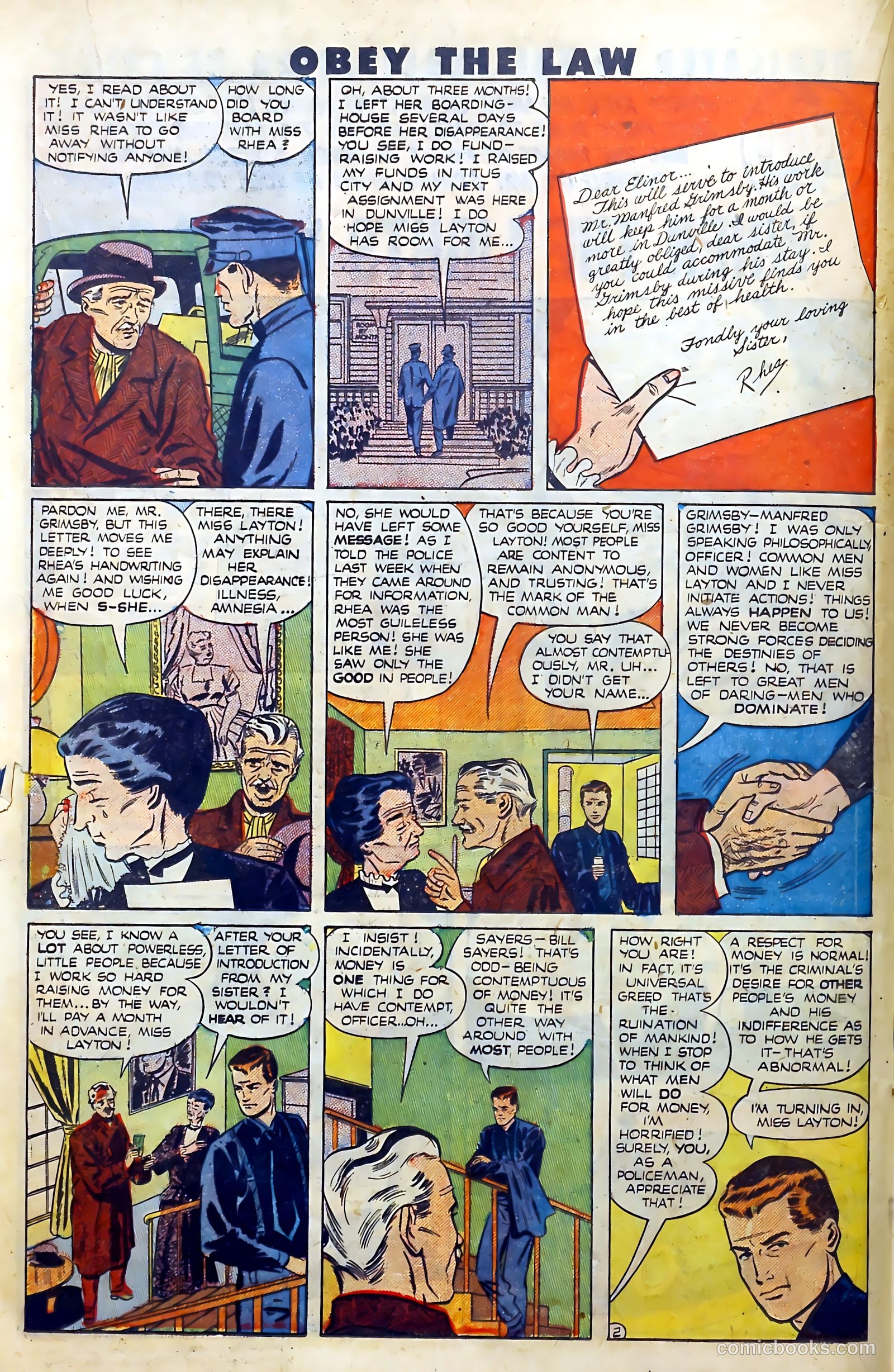 Crime and Punishment #31 (1950) — page 26 of 52
