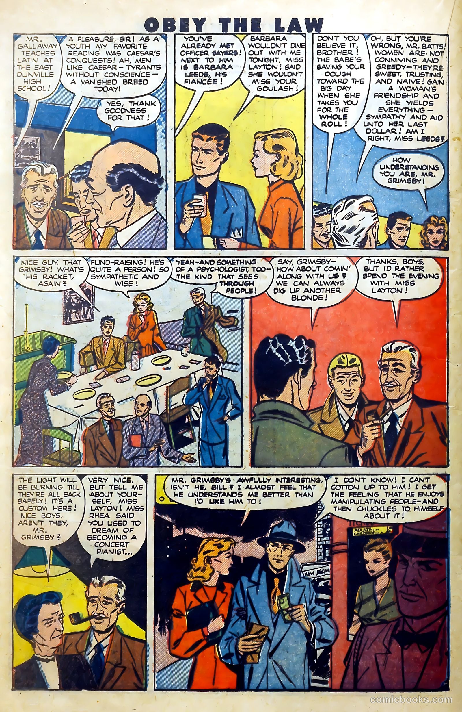 Crime and Punishment #31 (1950) — page 28 of 52