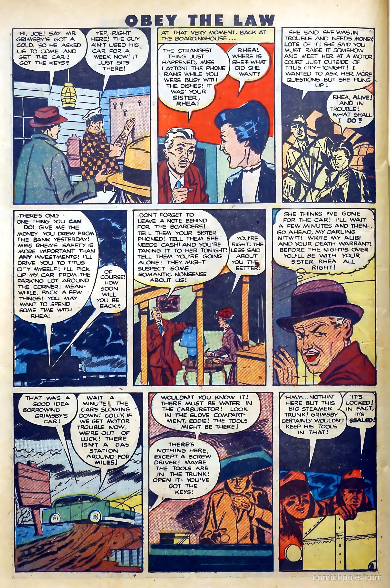 Crime and Punishment #31 (1950) — page 32 of 52
