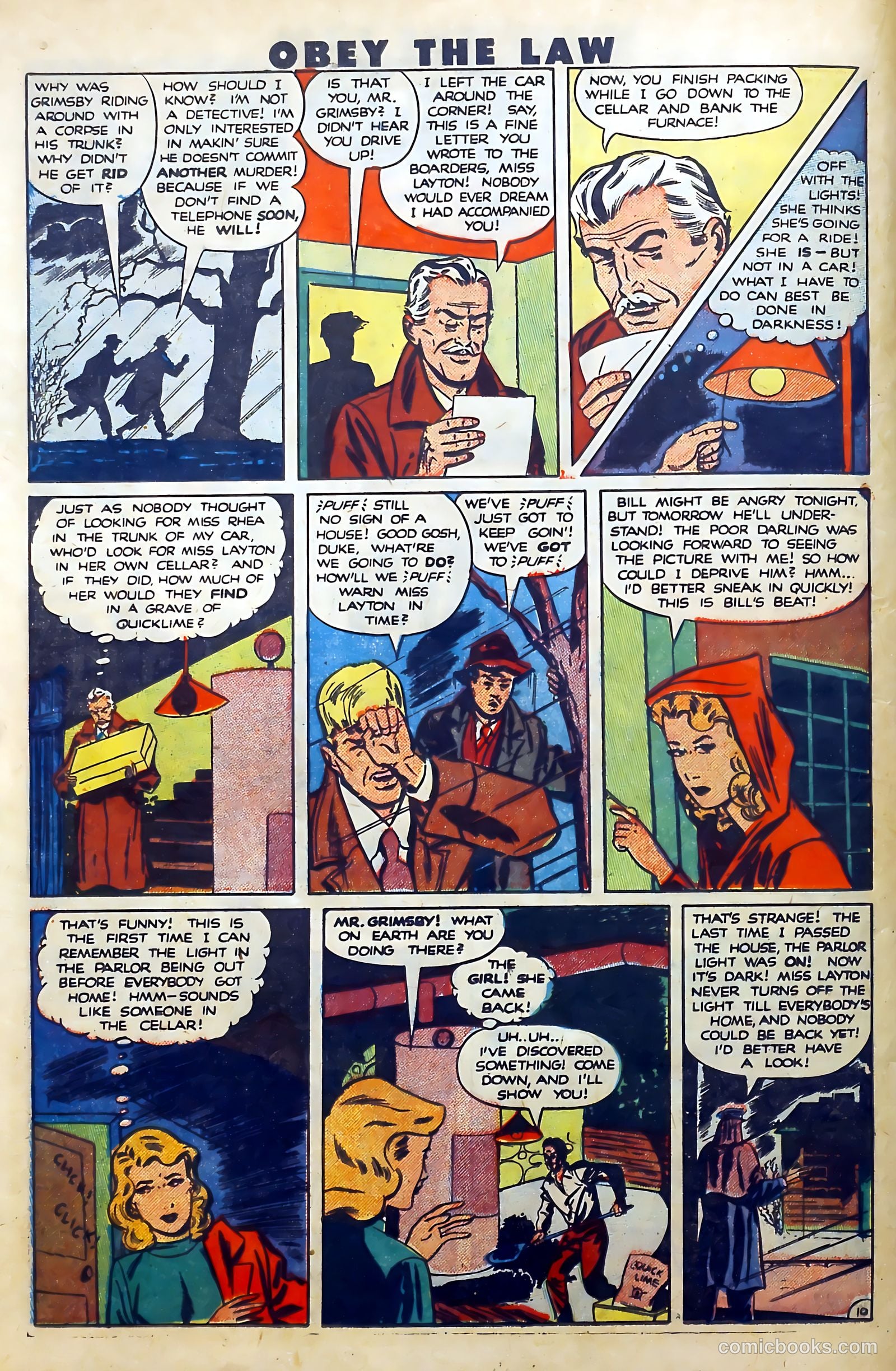 Crime and Punishment #31 (1950) — page 34 of 52