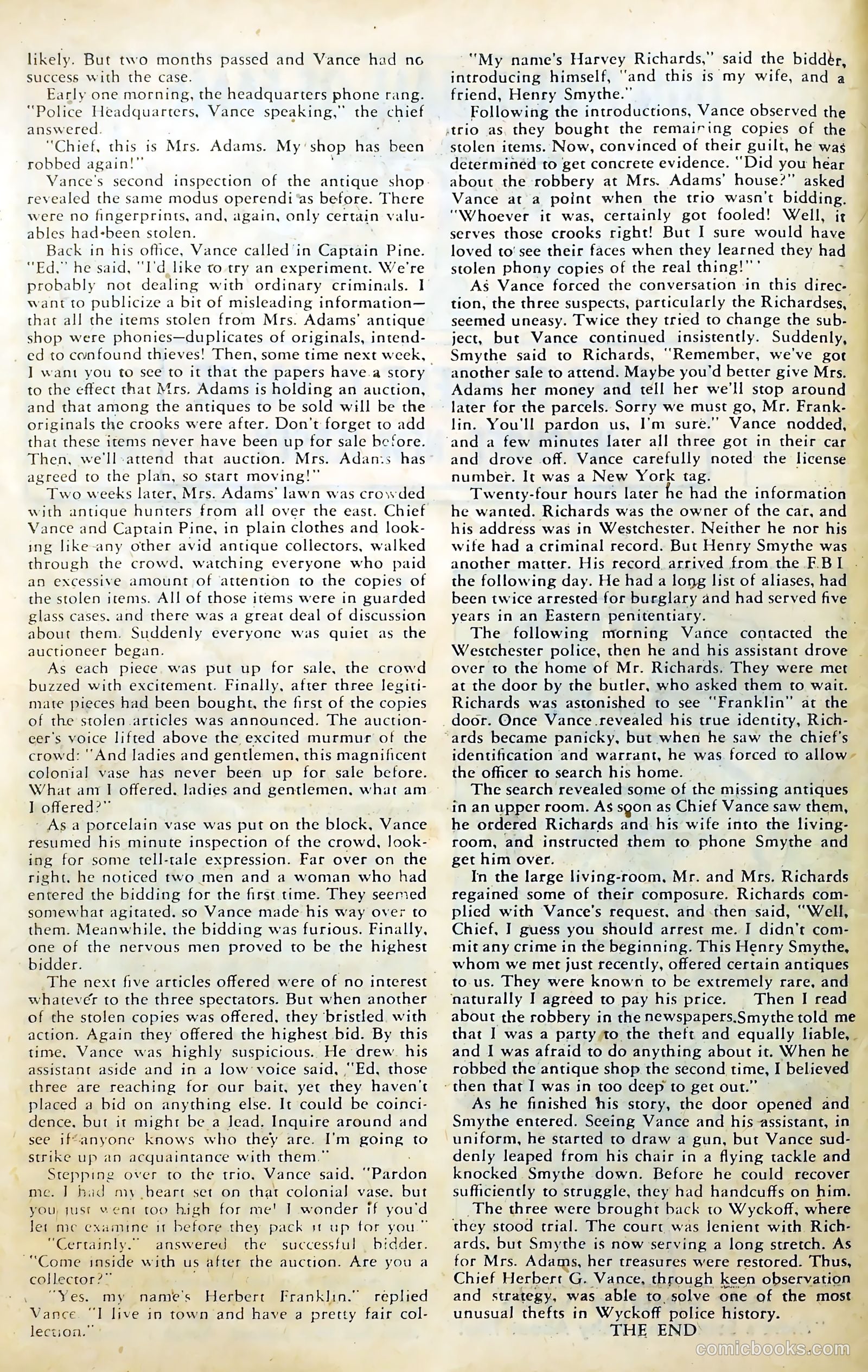 Crime and Punishment #31 (1950) — page 38 of 52