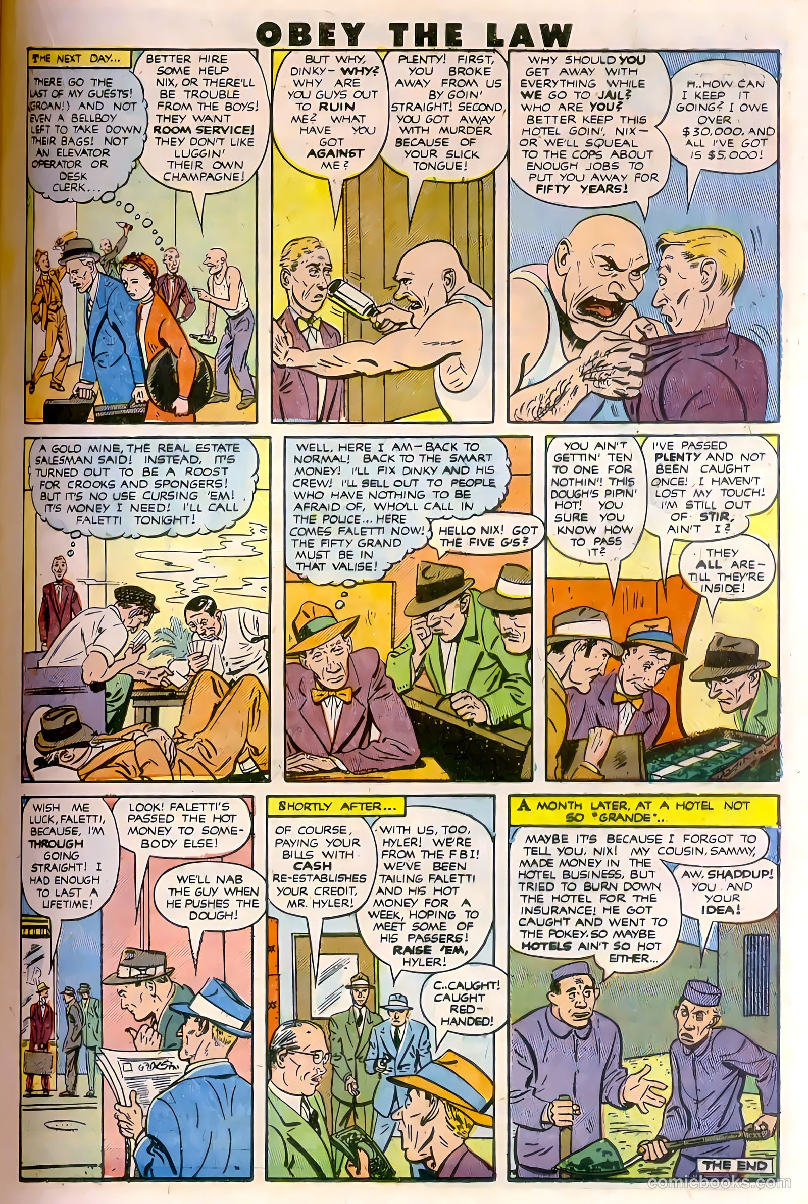 Crime and Punishment #32 (1950) — page 22 of 49