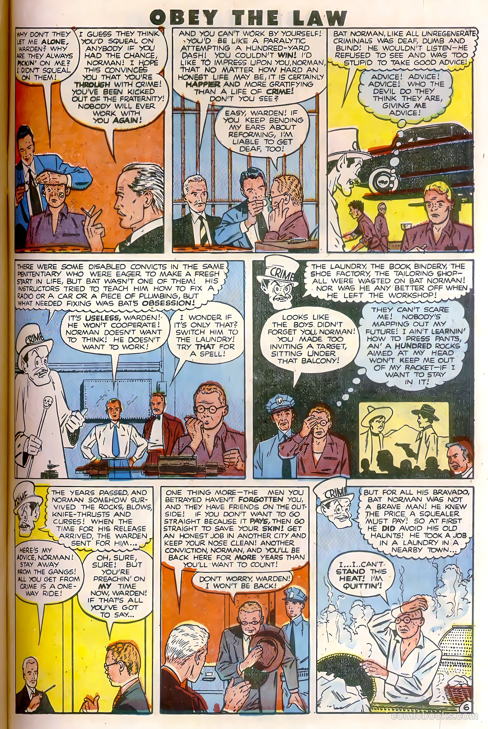 Crime and Punishment #32 (1950) — page 34 of 49