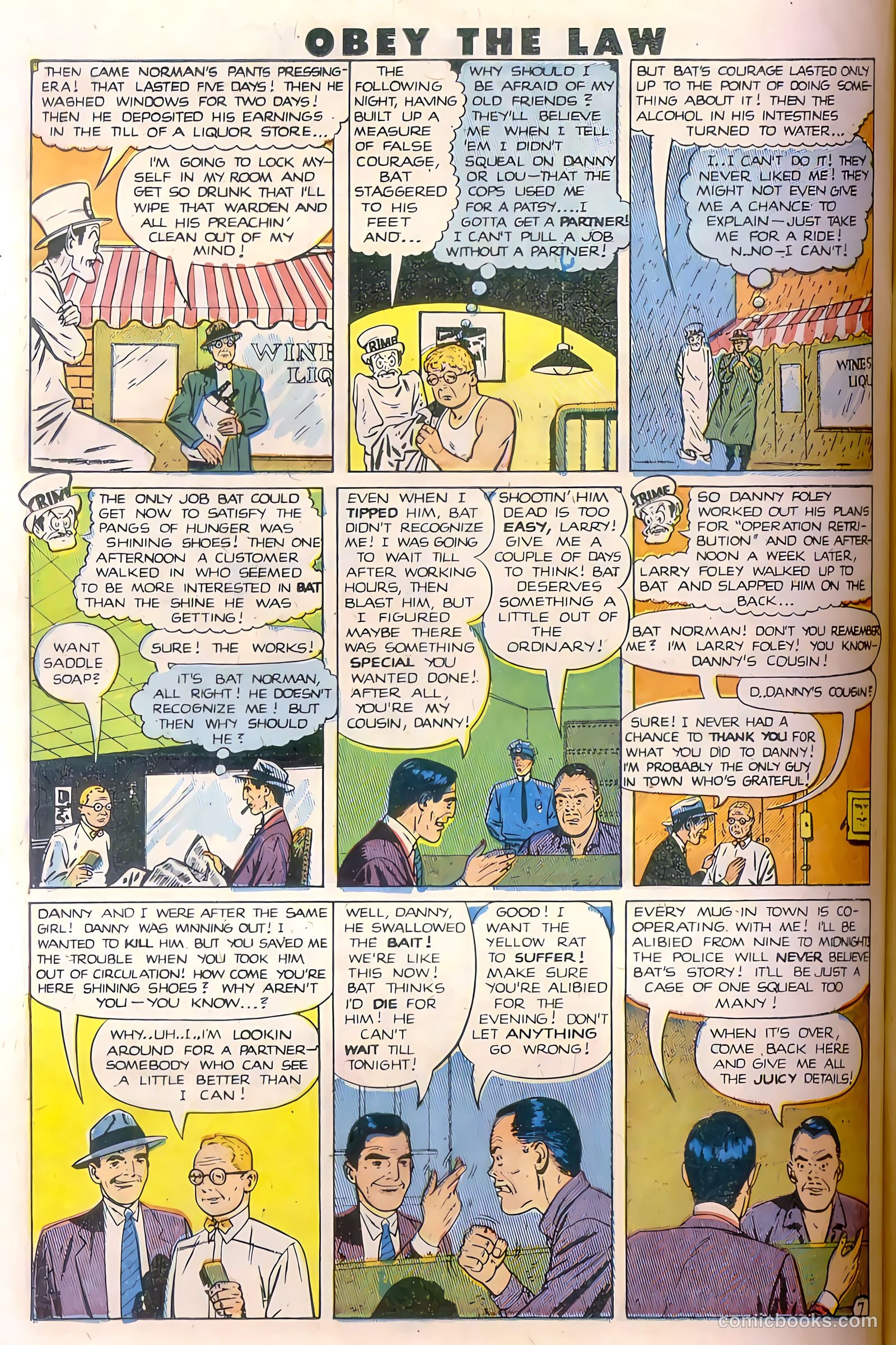 Crime and Punishment #32 (1950) — page 35 of 49