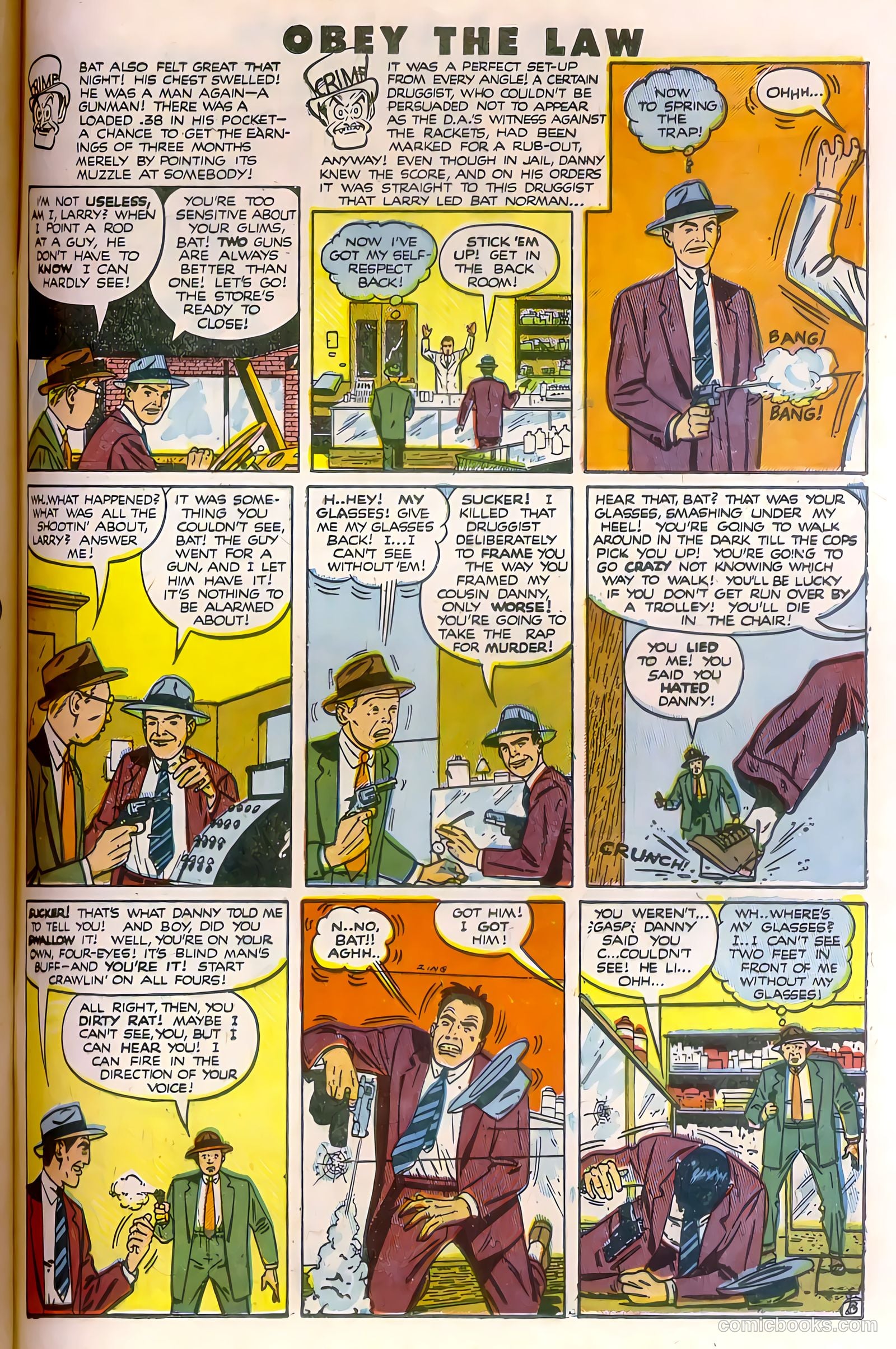 Crime and Punishment #32 (1950) — page 36 of 49