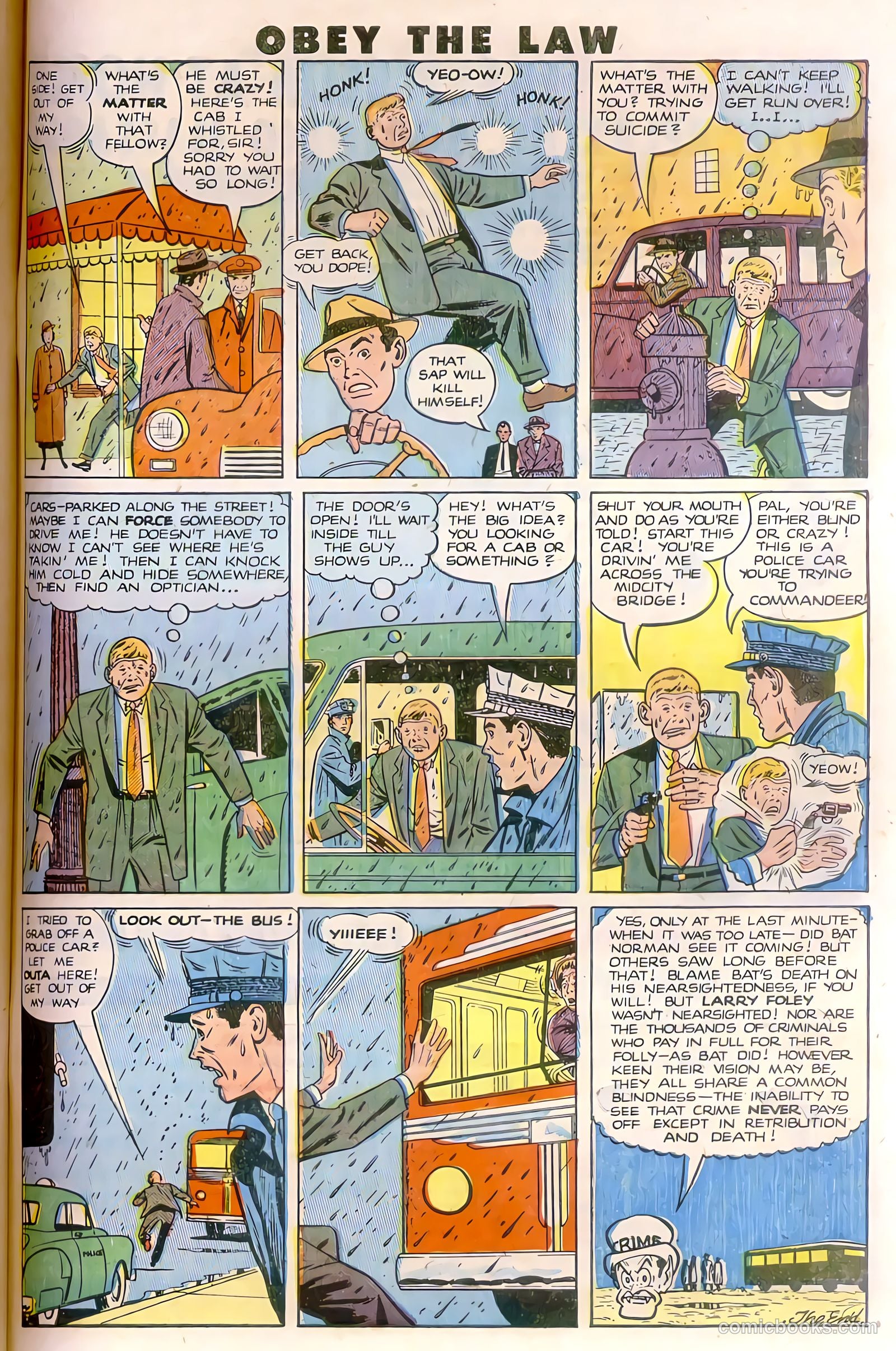 Crime and Punishment #32 (1950) — page 38 of 49