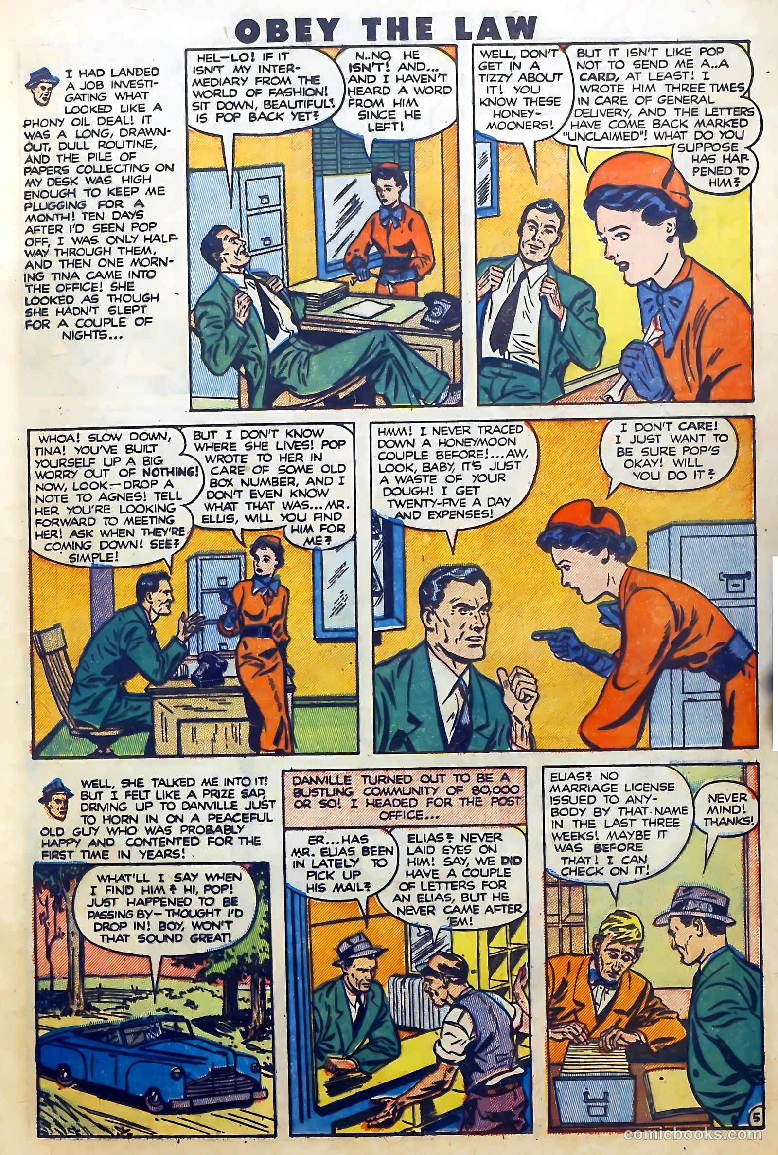 Crime and Punishment #33 (1950) — page 21 of 52