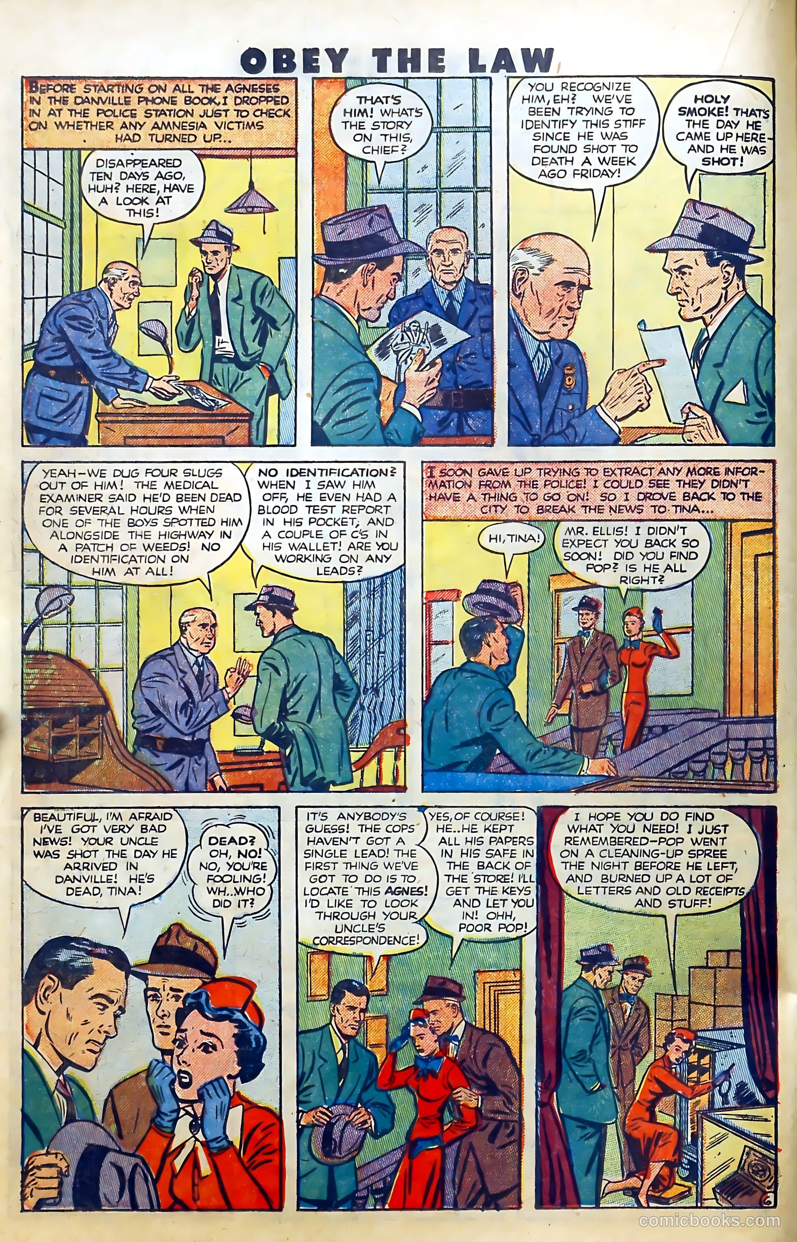 Crime and Punishment #33 (1950) — page 22 of 52