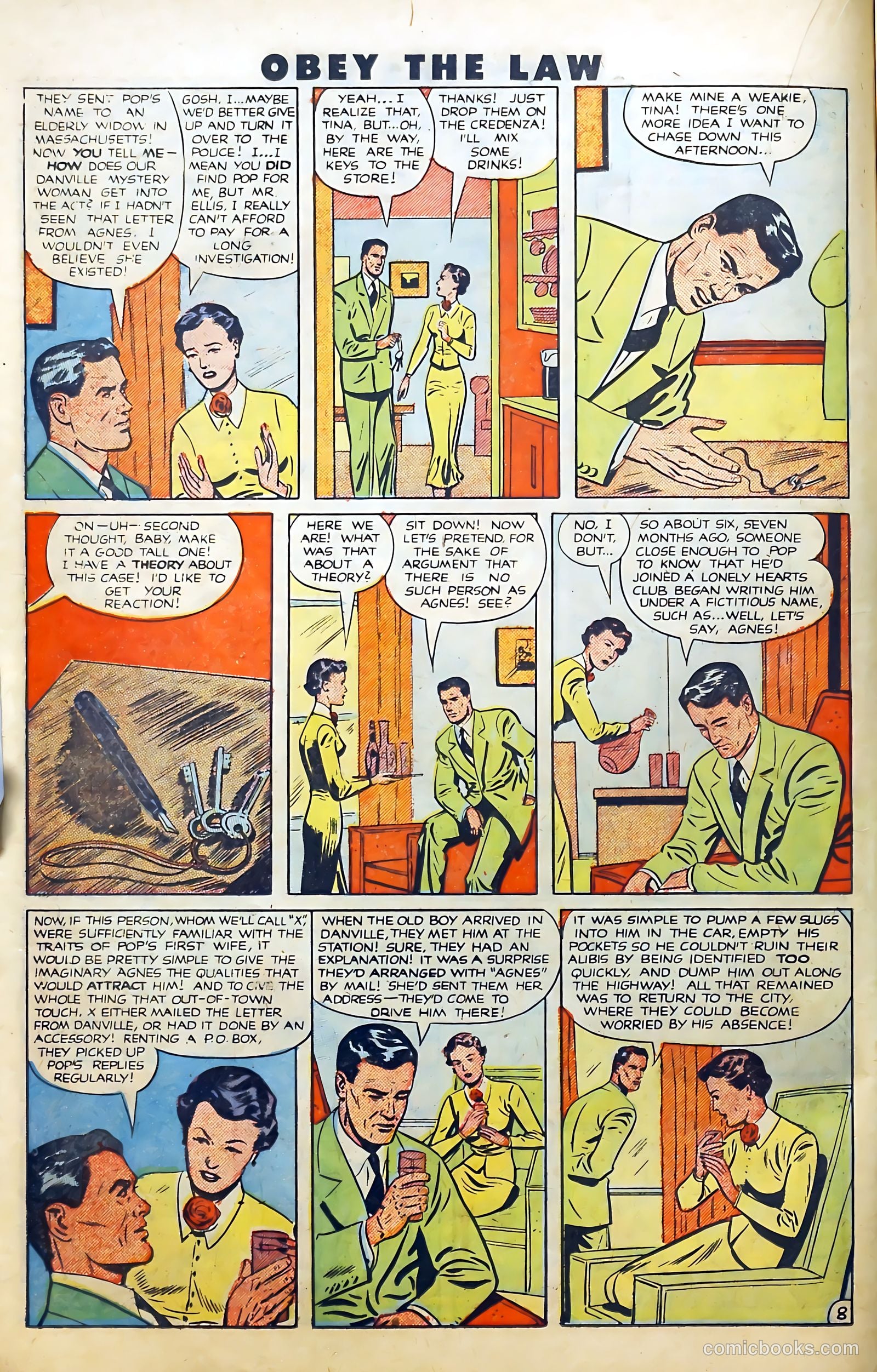Crime and Punishment #33 (1950) — page 24 of 52