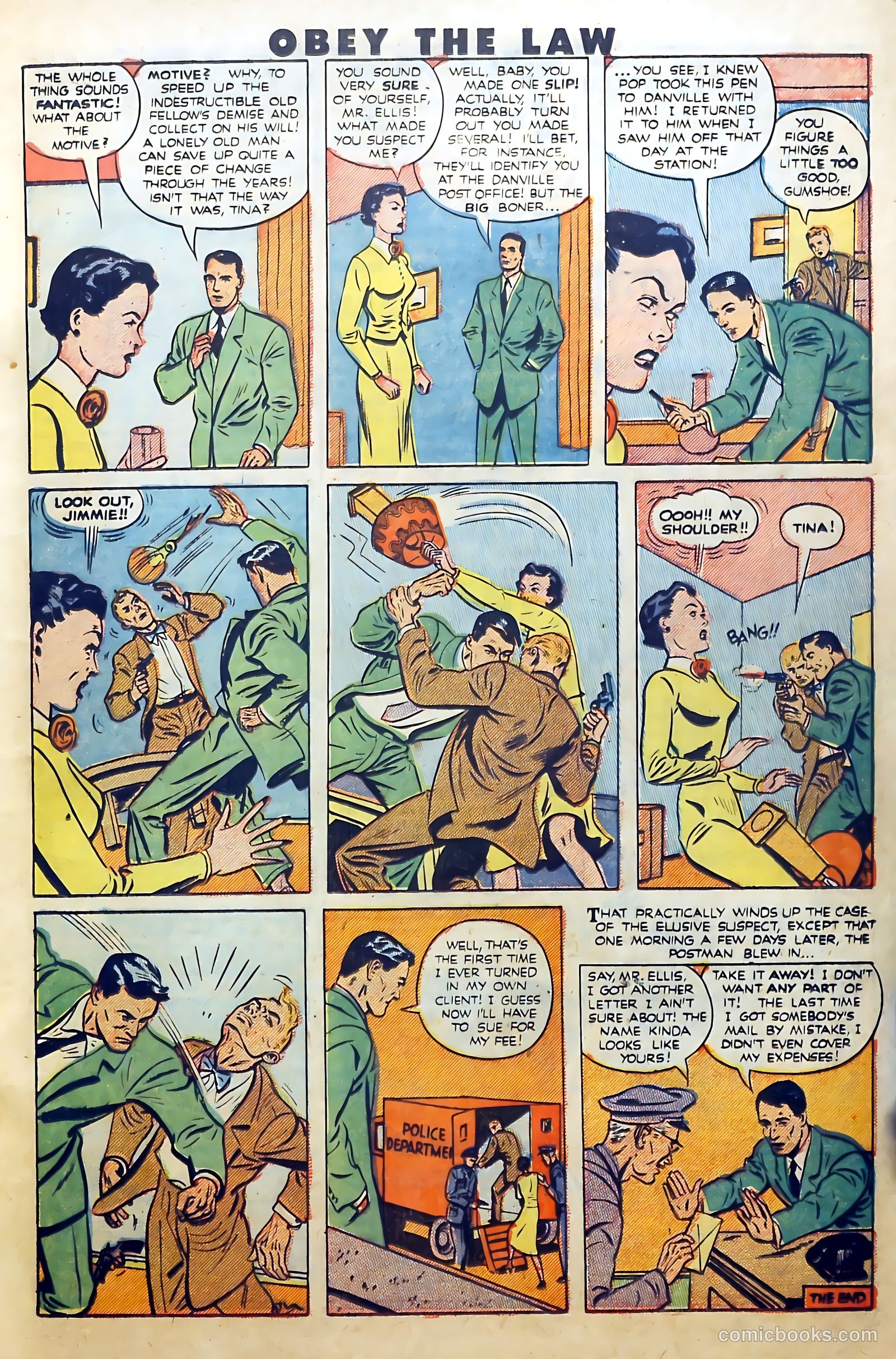 Crime and Punishment #33 (1950) — page 25 of 52