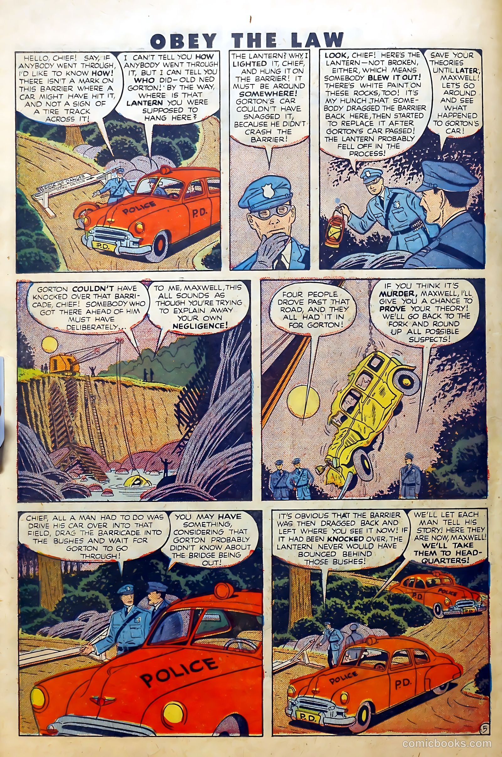 Crime and Punishment #33 (1950) — page 36 of 52