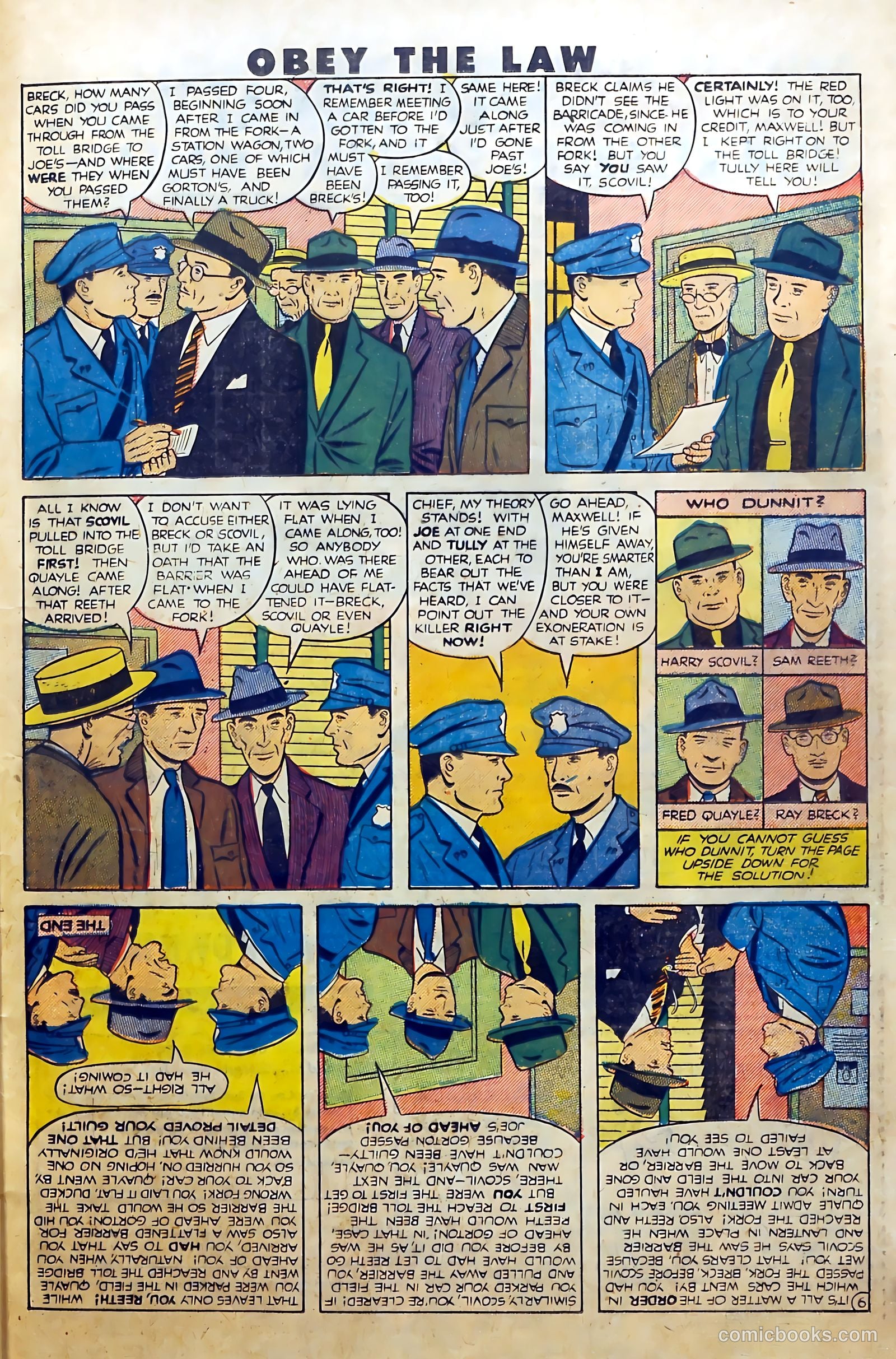 Crime and Punishment #33 (1950) — page 37 of 52