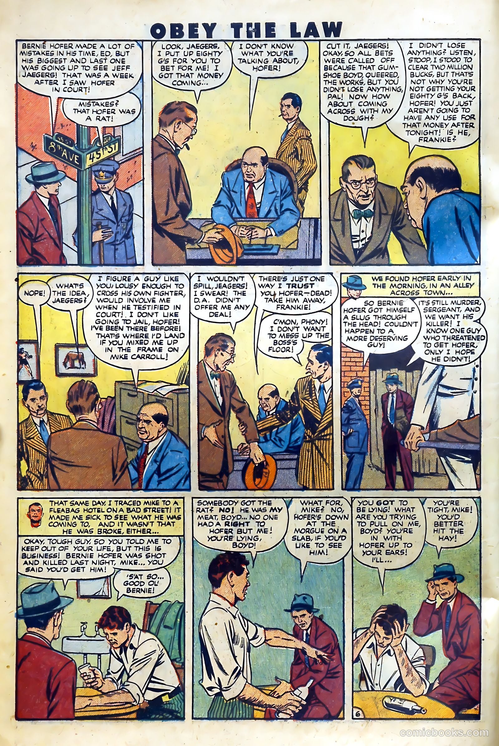 Crime and Punishment #34 (1951) — page 8 of 52