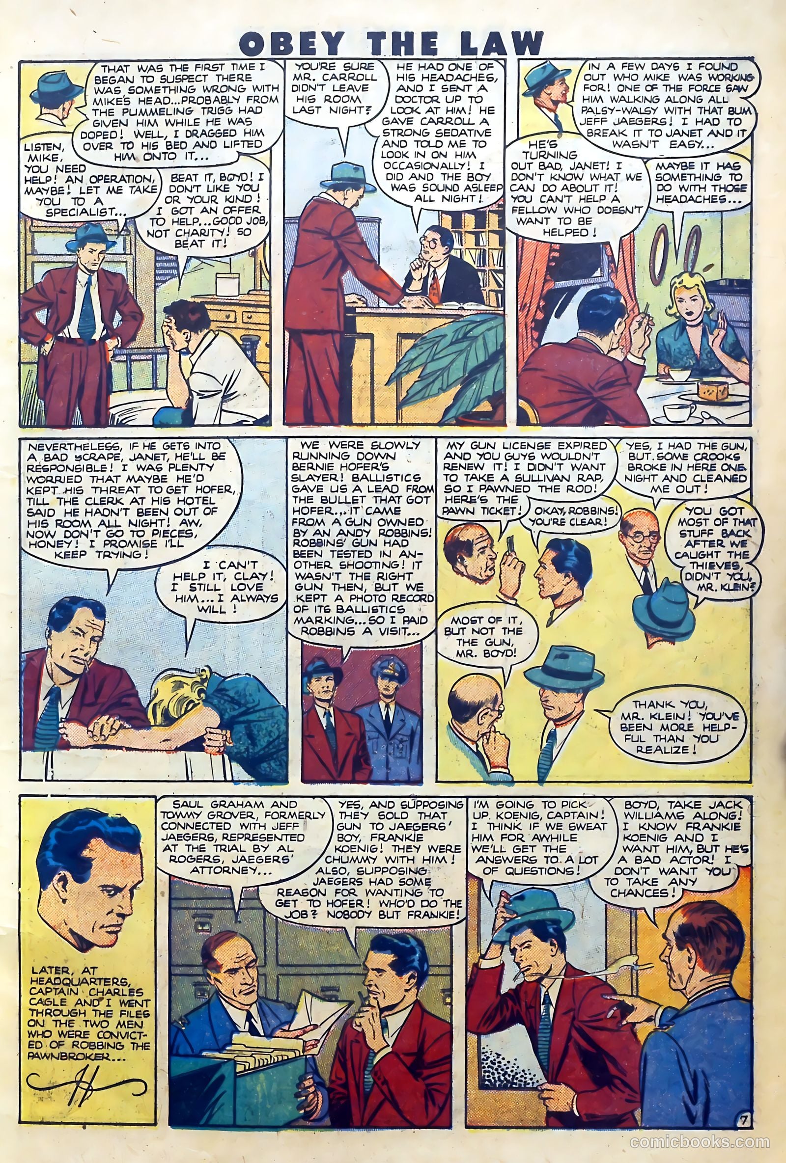 Crime and Punishment #34 (1951) — page 9 of 52