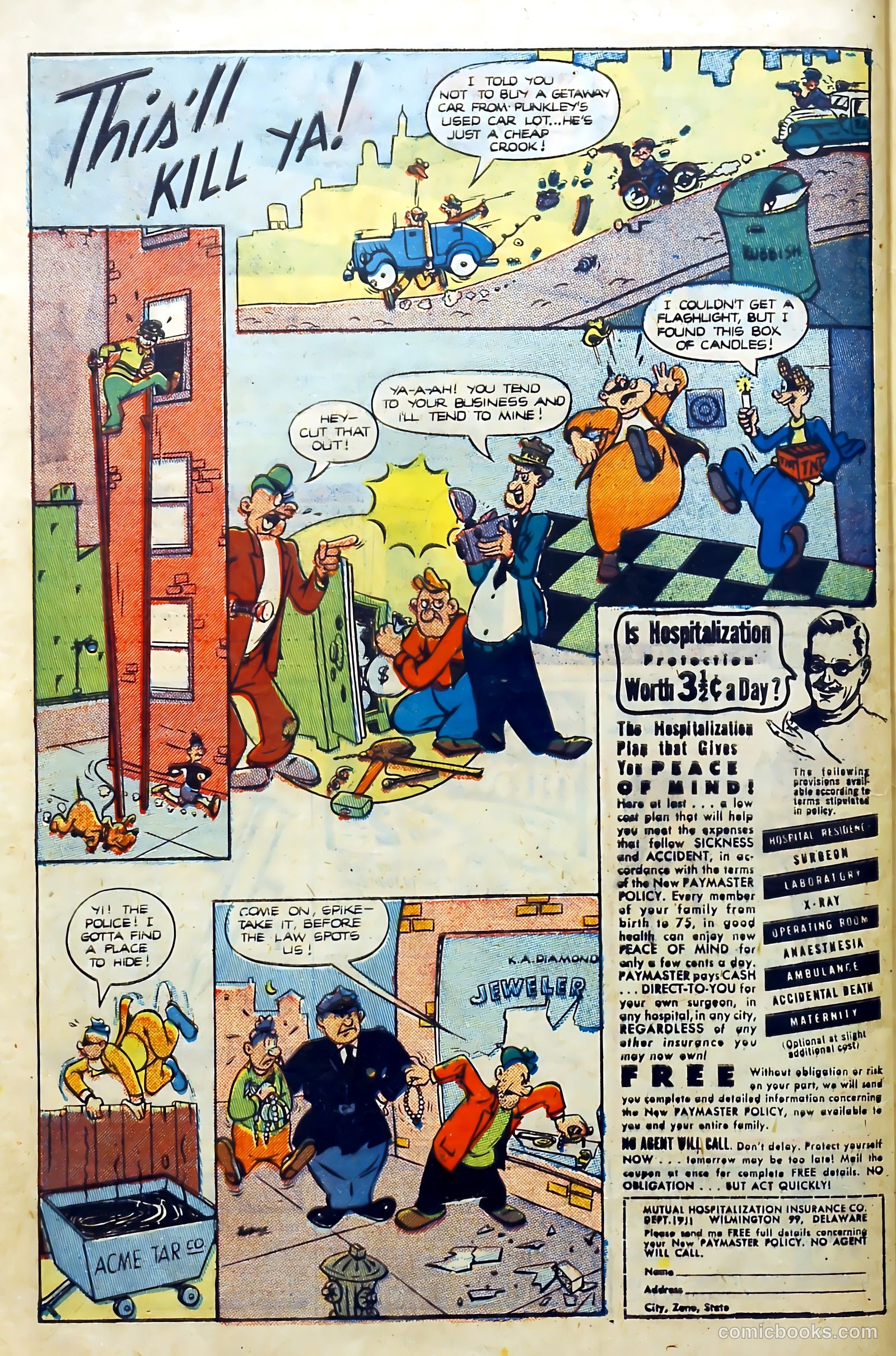 Crime and Punishment #34 (1951) — page 40 of 52