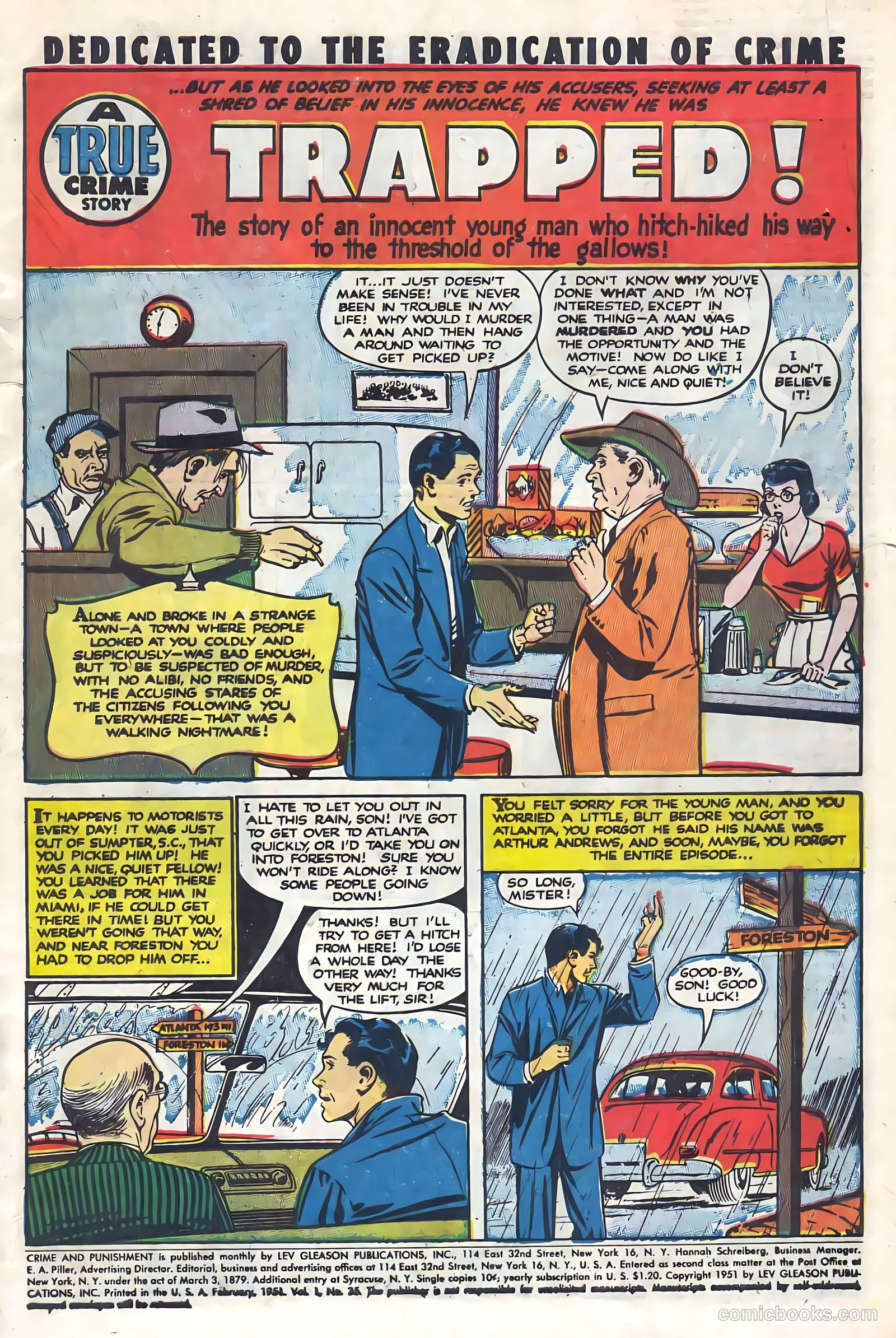 Crime and Punishment #35 (1951) — page 2 of 50