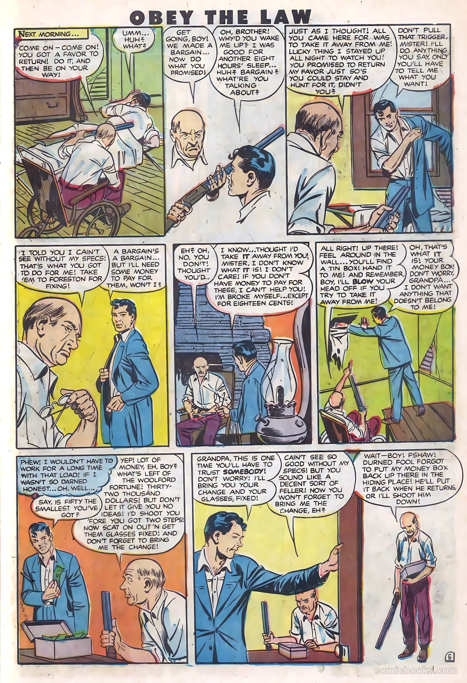 Crime and Punishment #35 (1951) — page 6 of 50