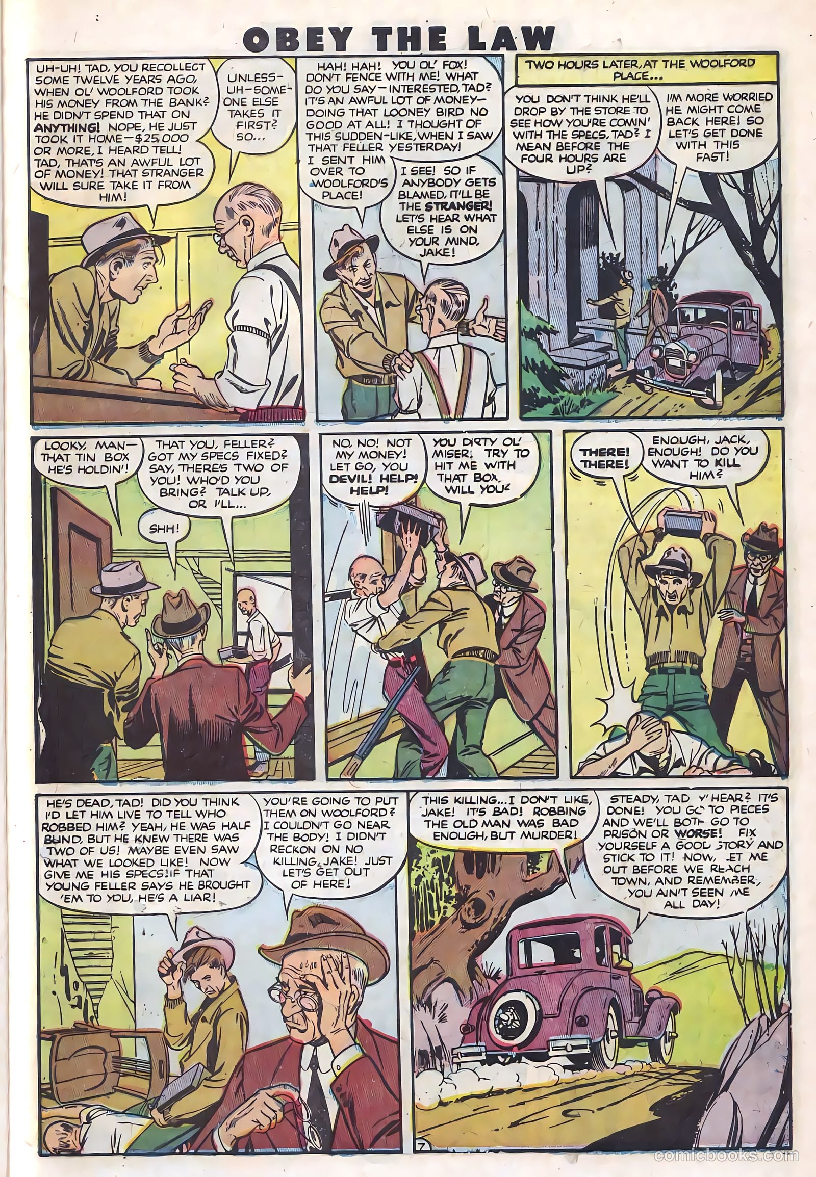 Crime and Punishment #35 (1951) — page 8 of 50