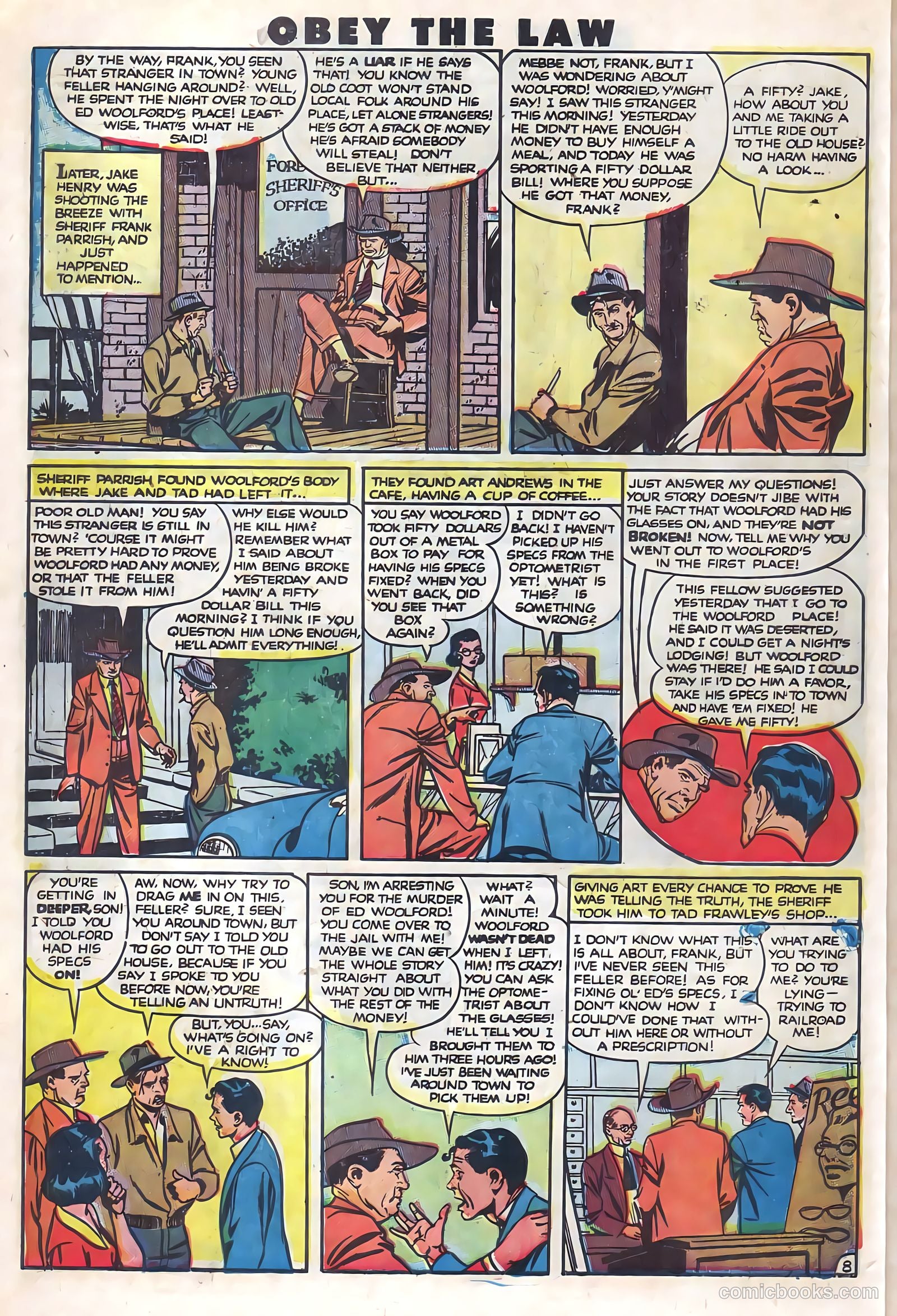 Crime and Punishment #35 (1951) — page 9 of 50