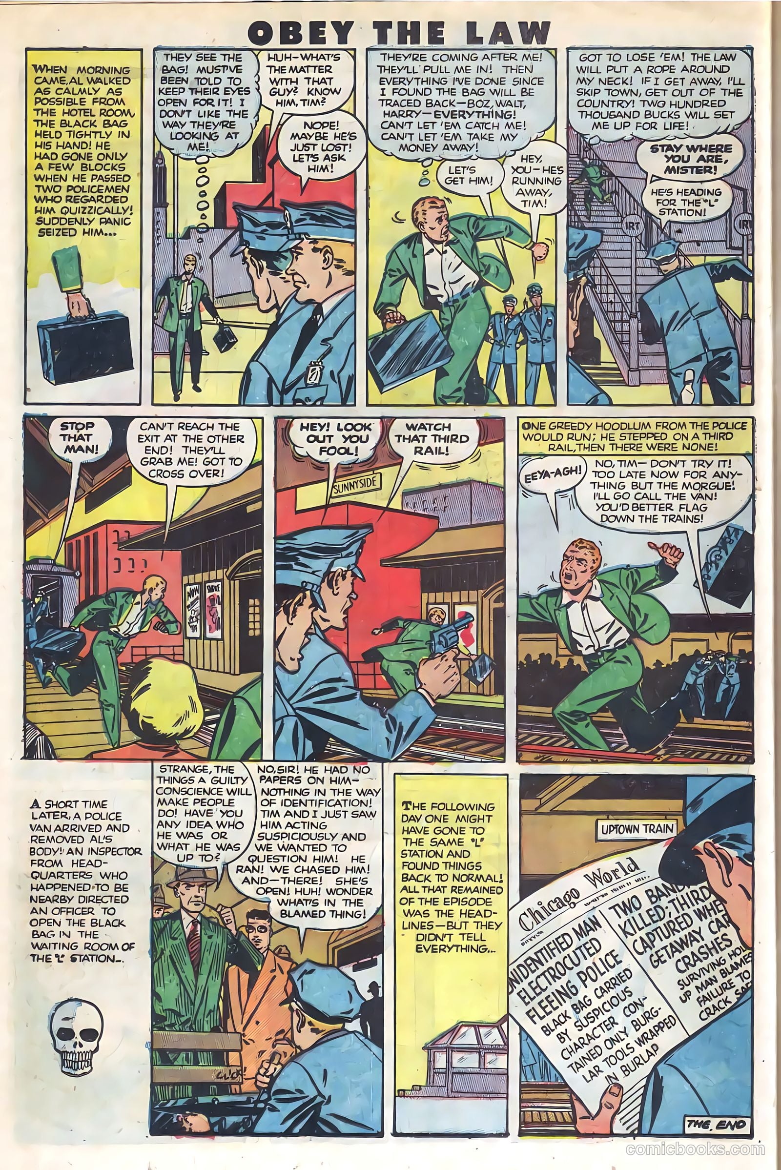 Crime and Punishment #35 (1951) — page 19 of 50