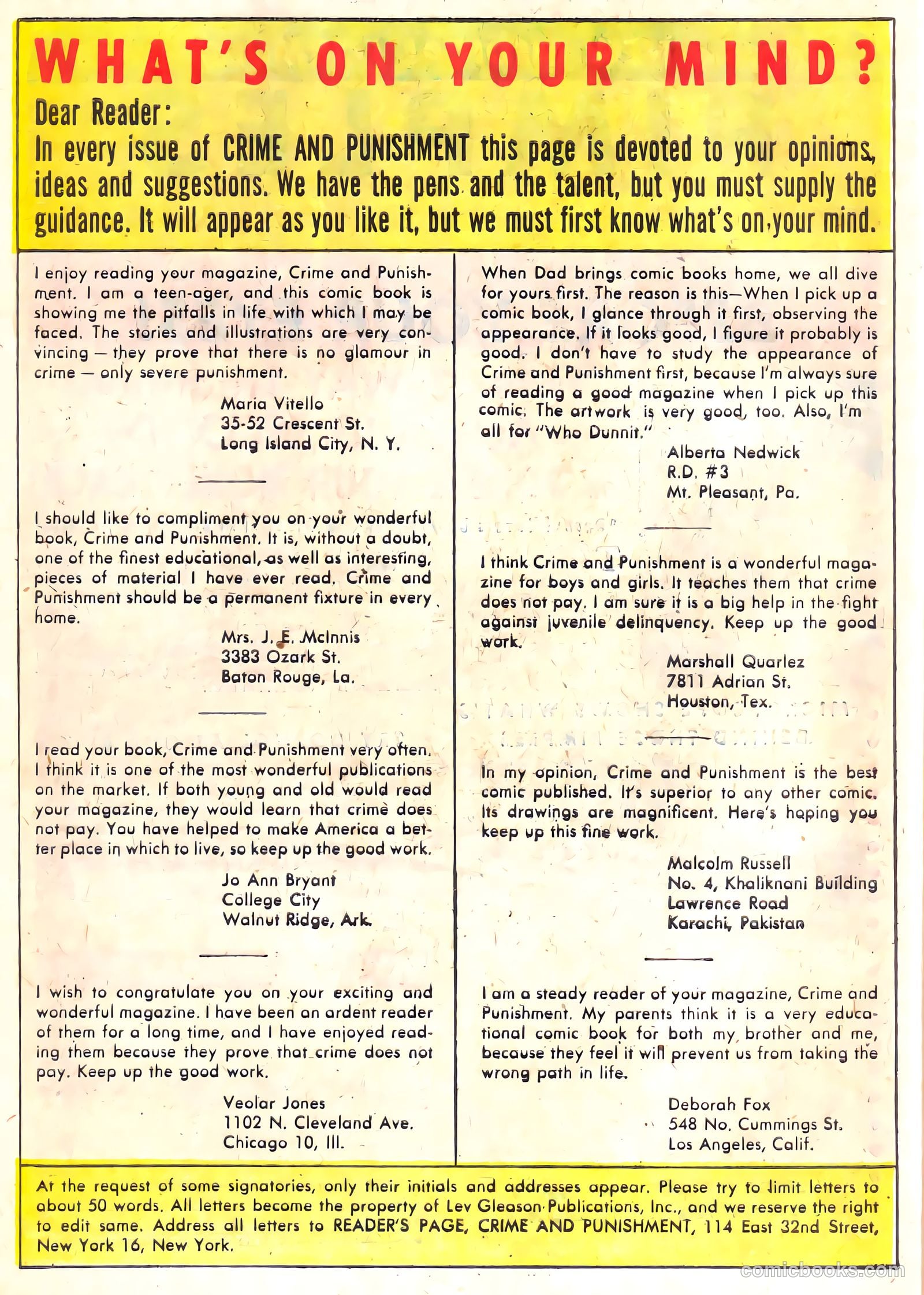 Crime and Punishment #35 (1951) — page 39 of 50