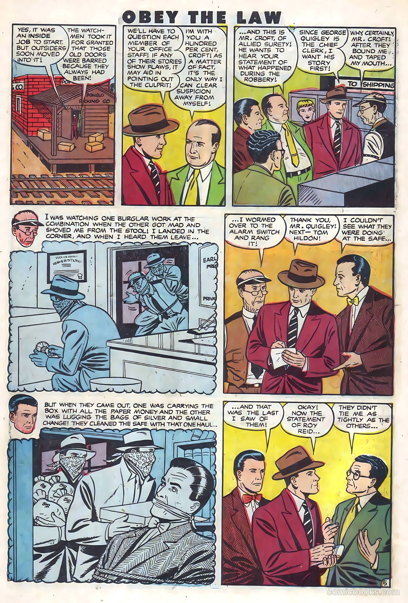 Crime and Punishment #35 (1951) — page 45 of 50