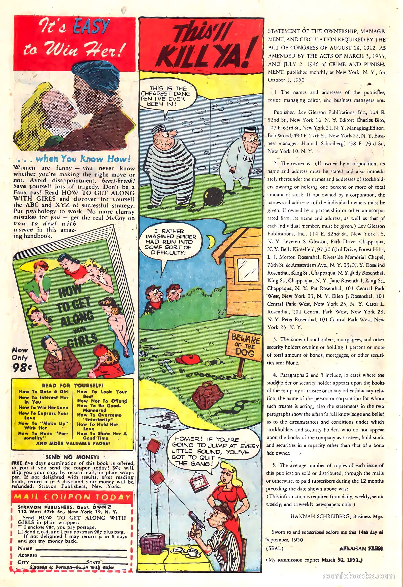 Crime and Punishment #35 (1951) — page 48 of 50