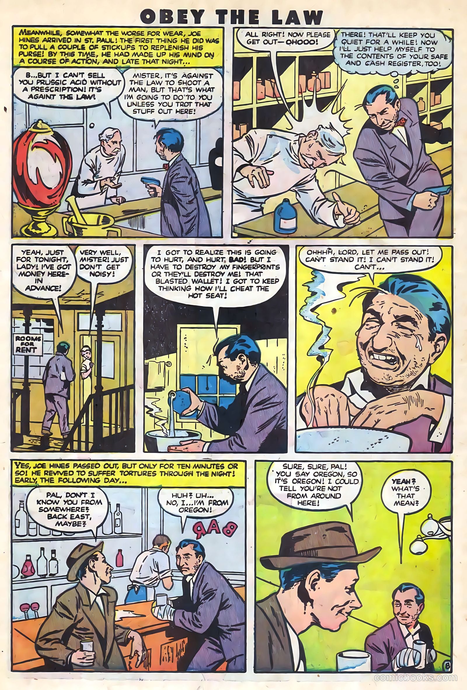 Crime and Punishment #36 (1951) — page 9 of 50