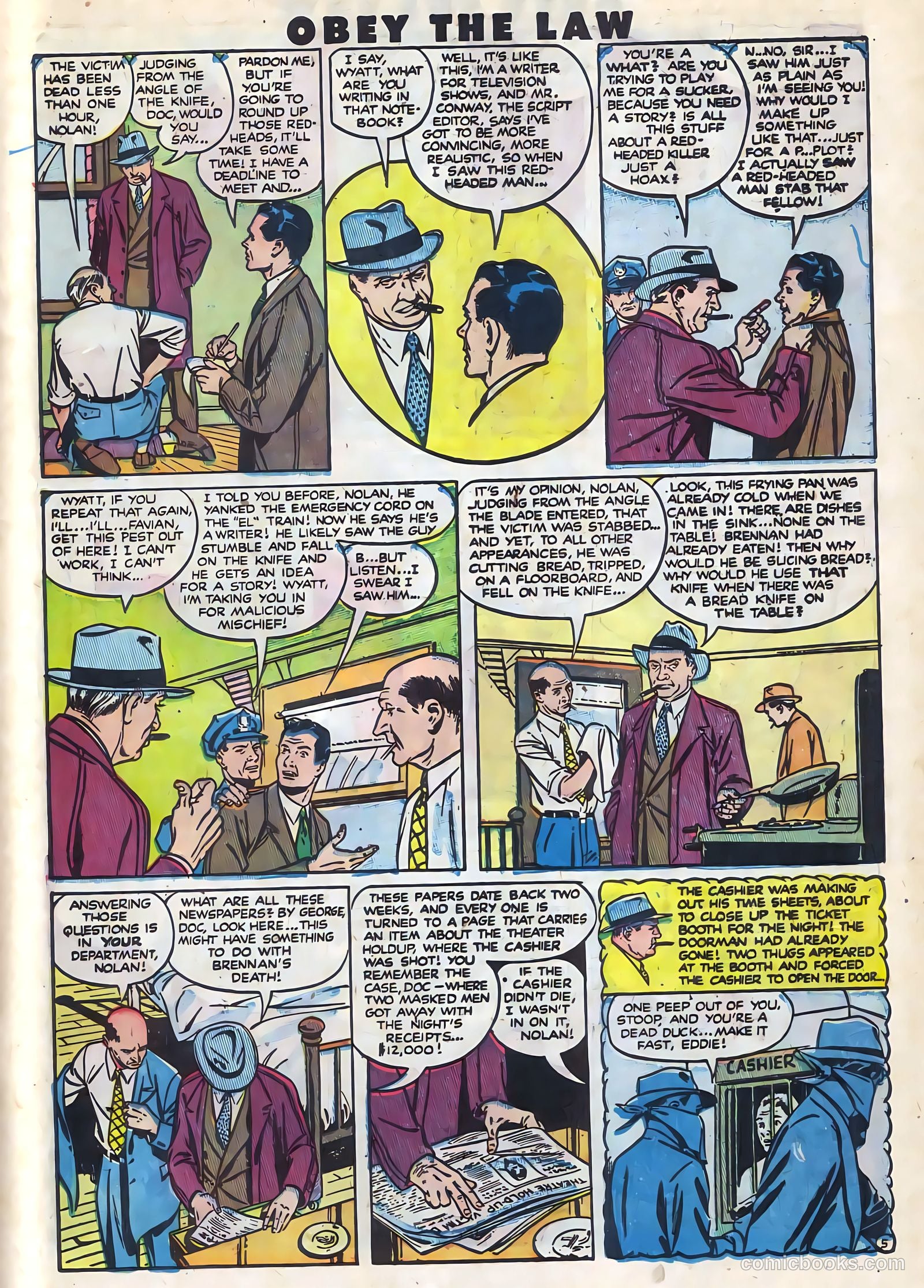 Crime and Punishment #36 (1951) — page 18 of 50