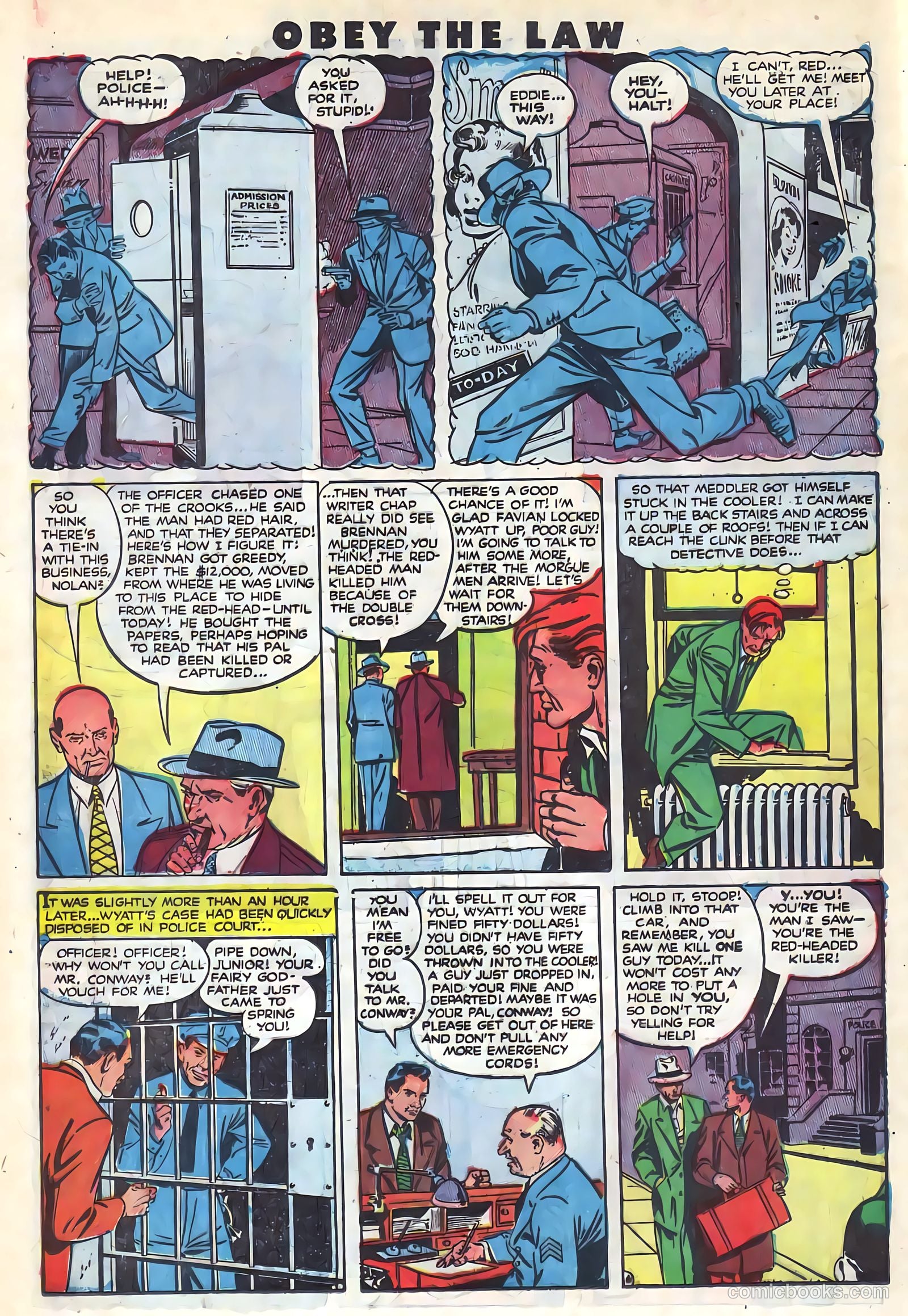 Crime and Punishment #36 (1951) — page 19 of 50