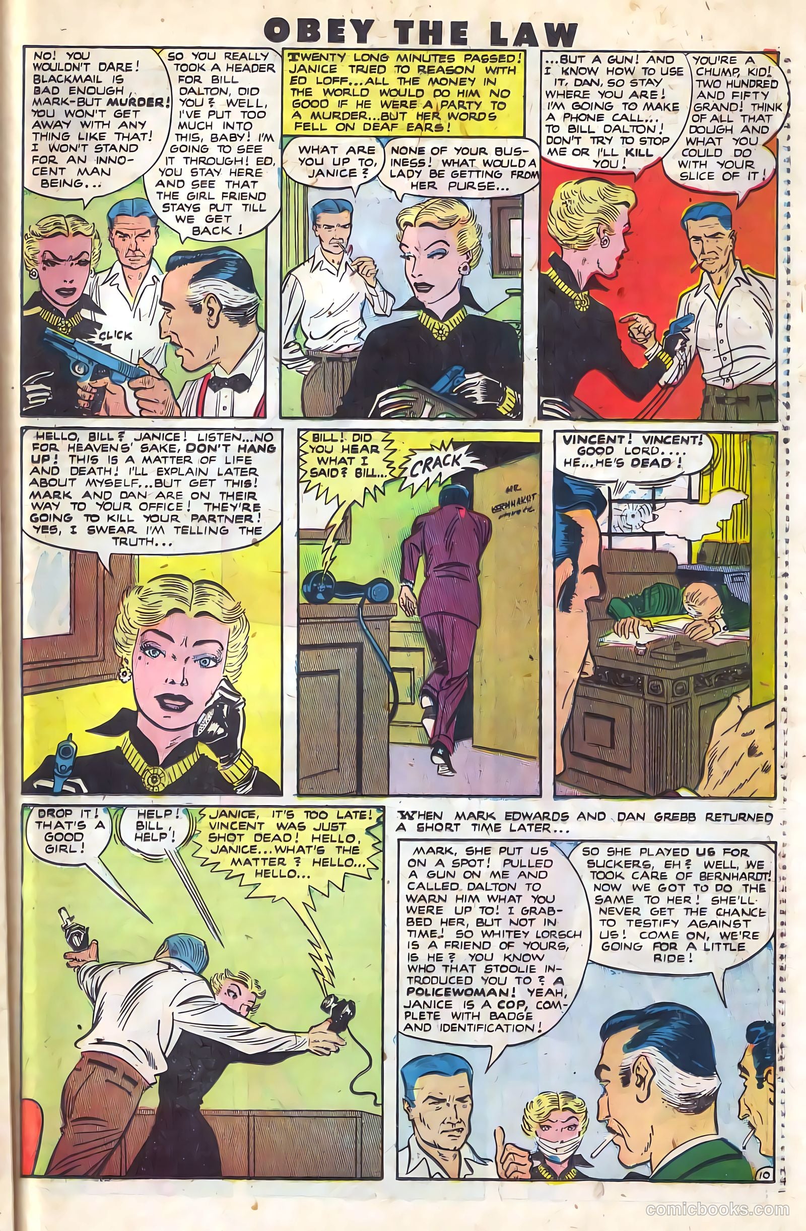 Crime and Punishment #36 (1951) — page 36 of 50
