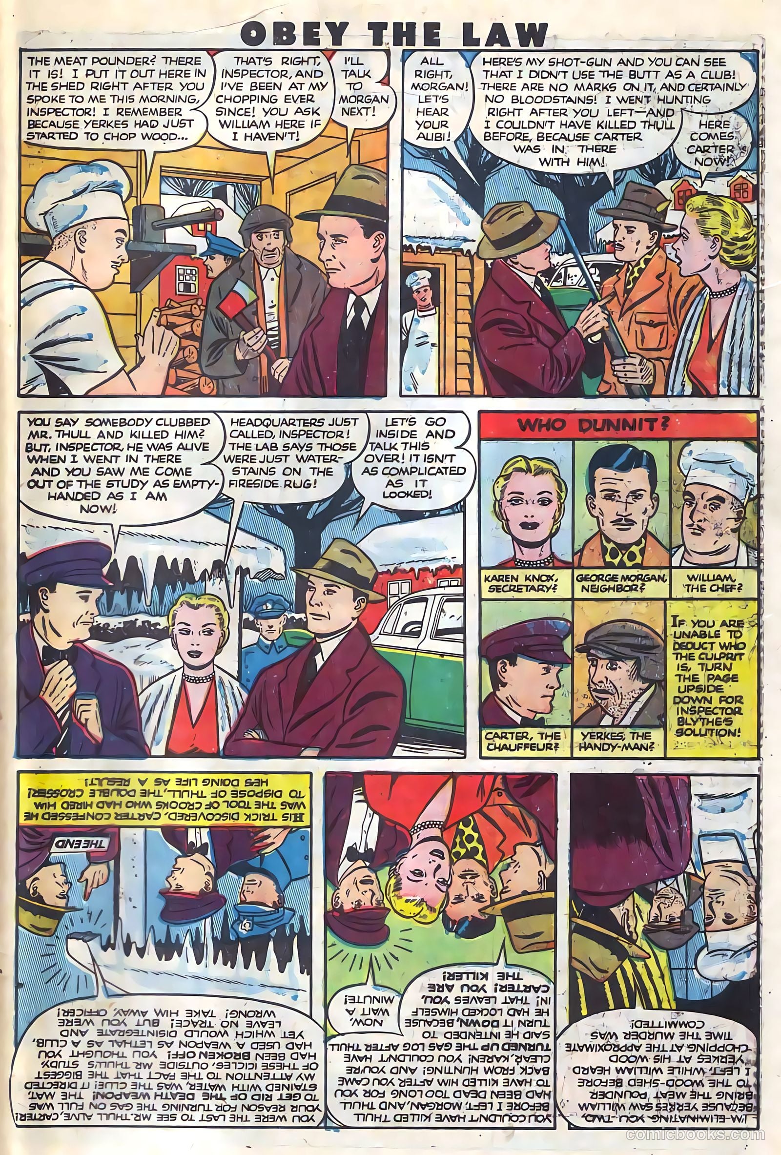 Crime and Punishment #36 (1951) — page 46 of 50